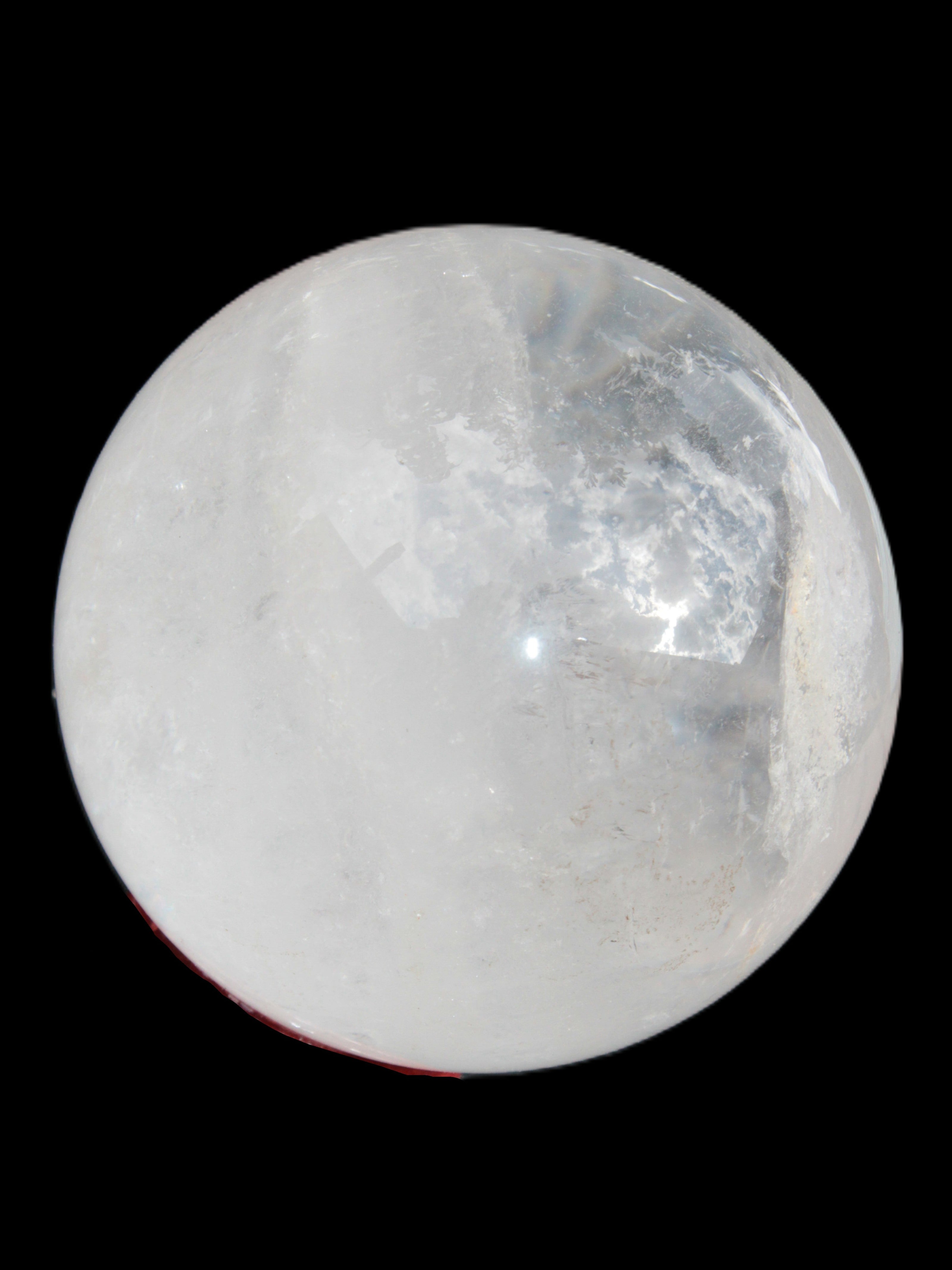 Clear Quartz Yin Yang sphere 74mm 519g Rocks and Things Store
