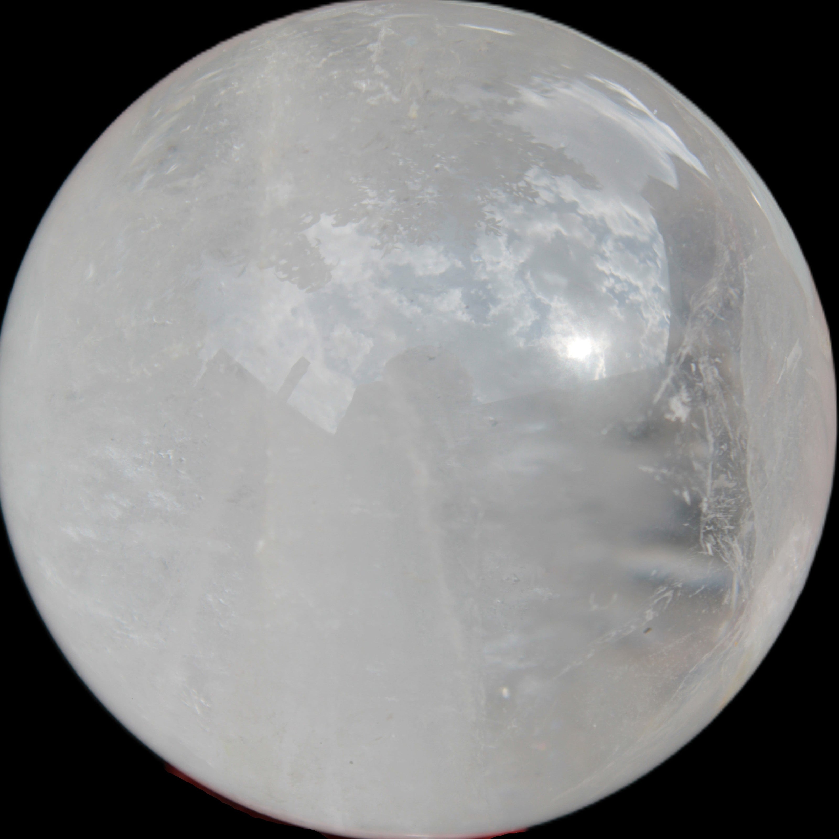 Clear Quartz Yin Yang sphere 74mm 519g Rocks and Things Store