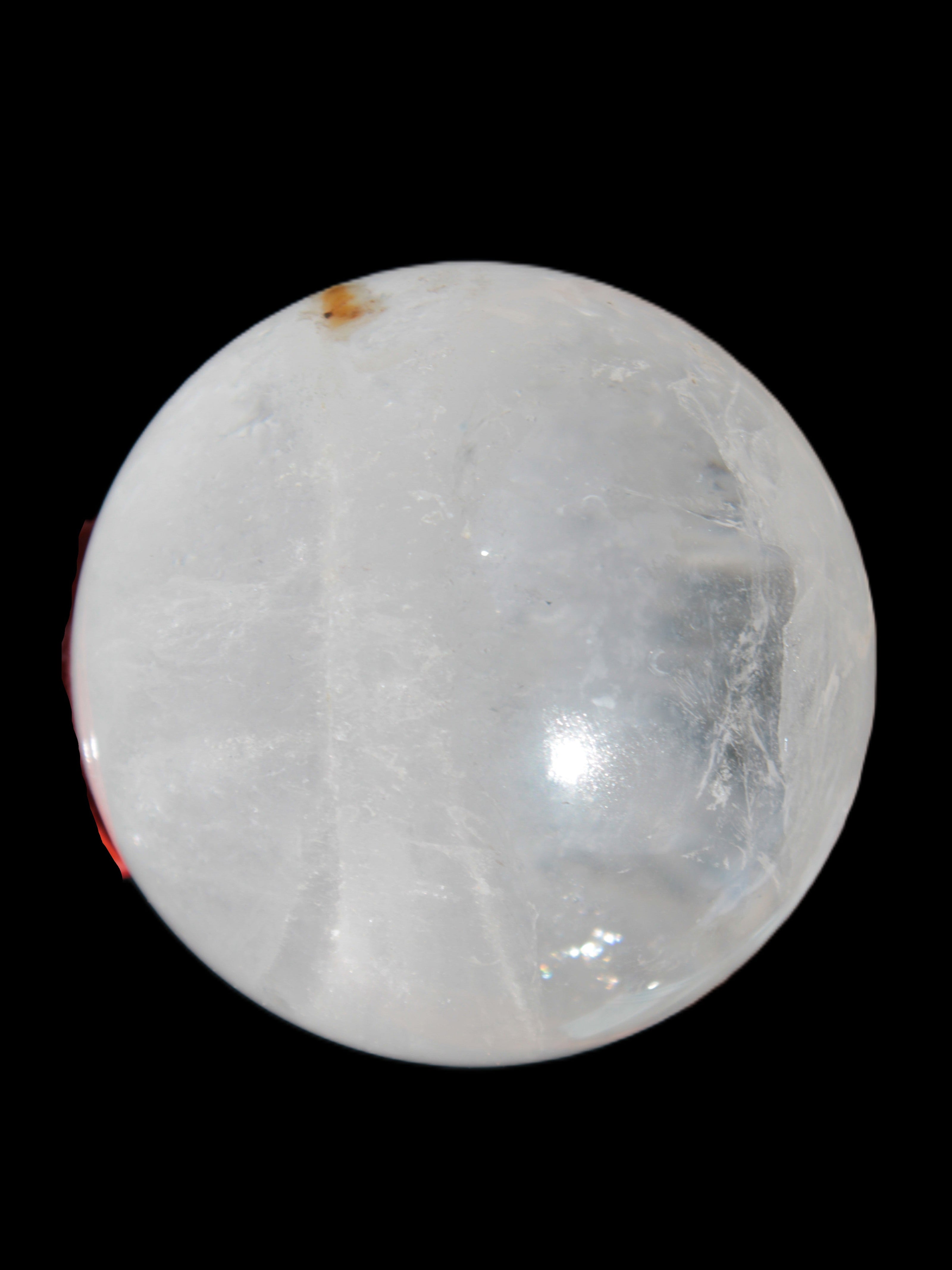 Clear Quartz Yin Yang sphere 74mm 519g Rocks and Things Store