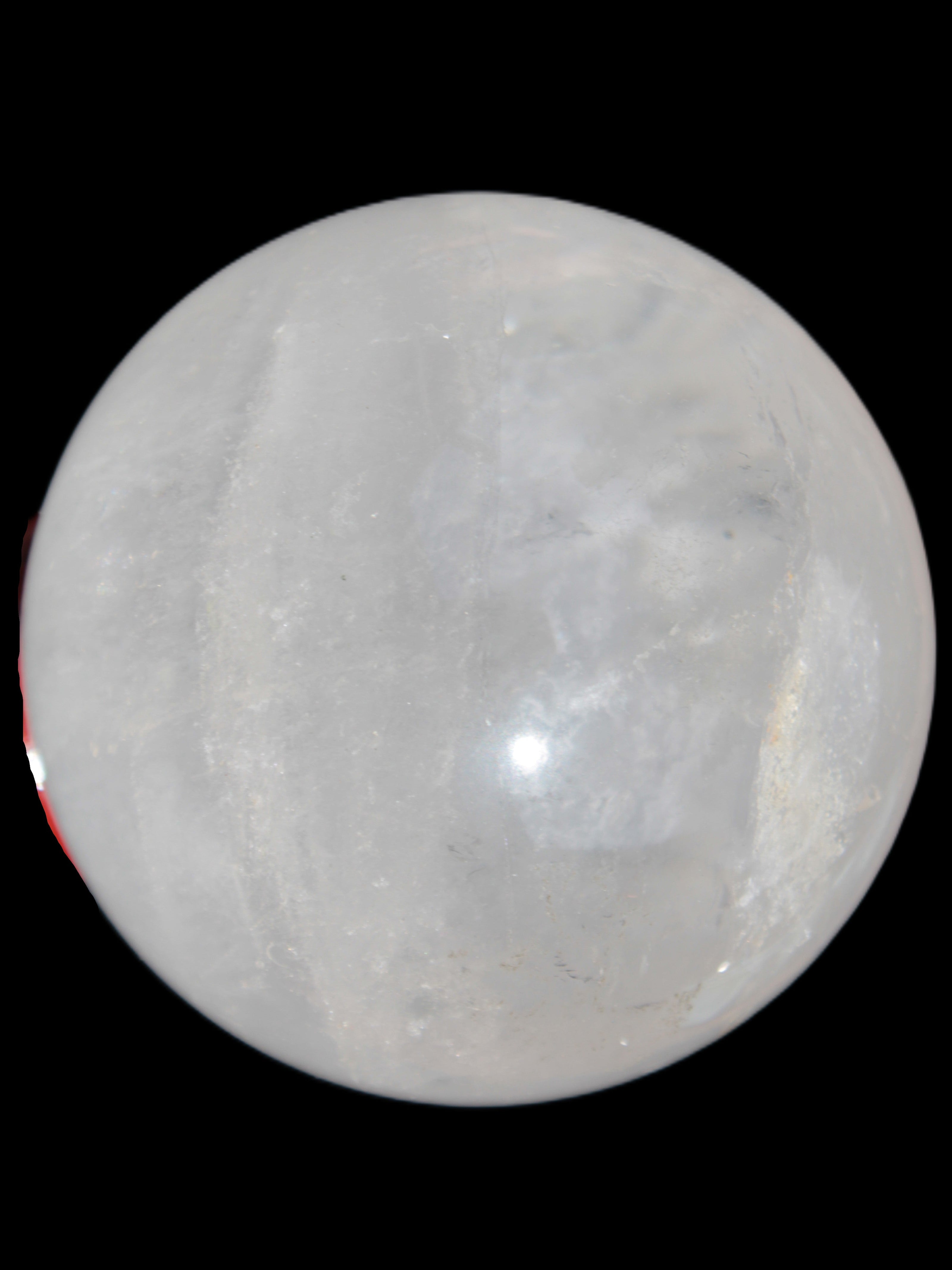 Clear Quartz Yin Yang sphere 74mm 519g Rocks and Things Store
