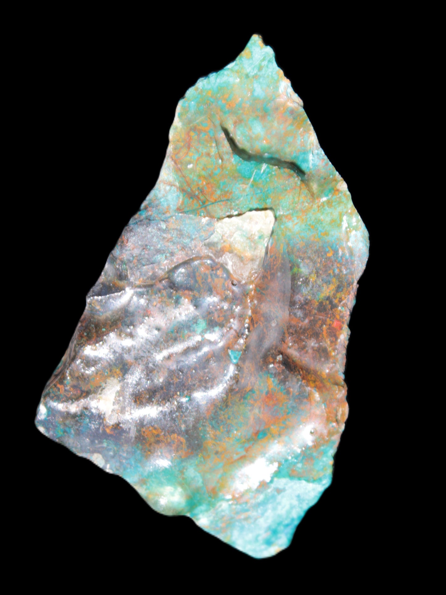 Chrysocolla rough specimen from Arizona 69*40*50*127g Rocks and Things Store
