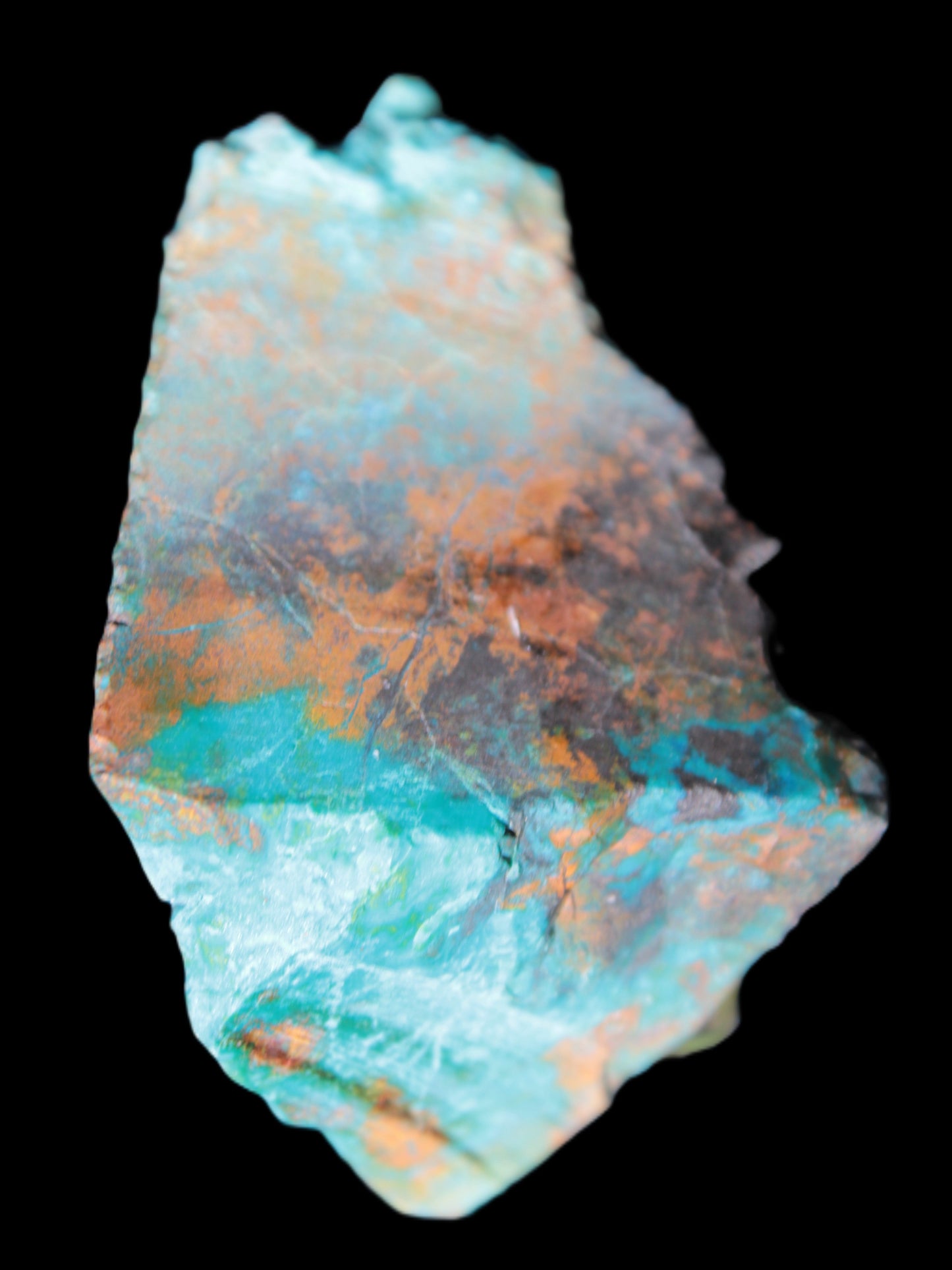 Chrysocolla rough specimen from Arizona 69*40*50*127g Rocks and Things Store