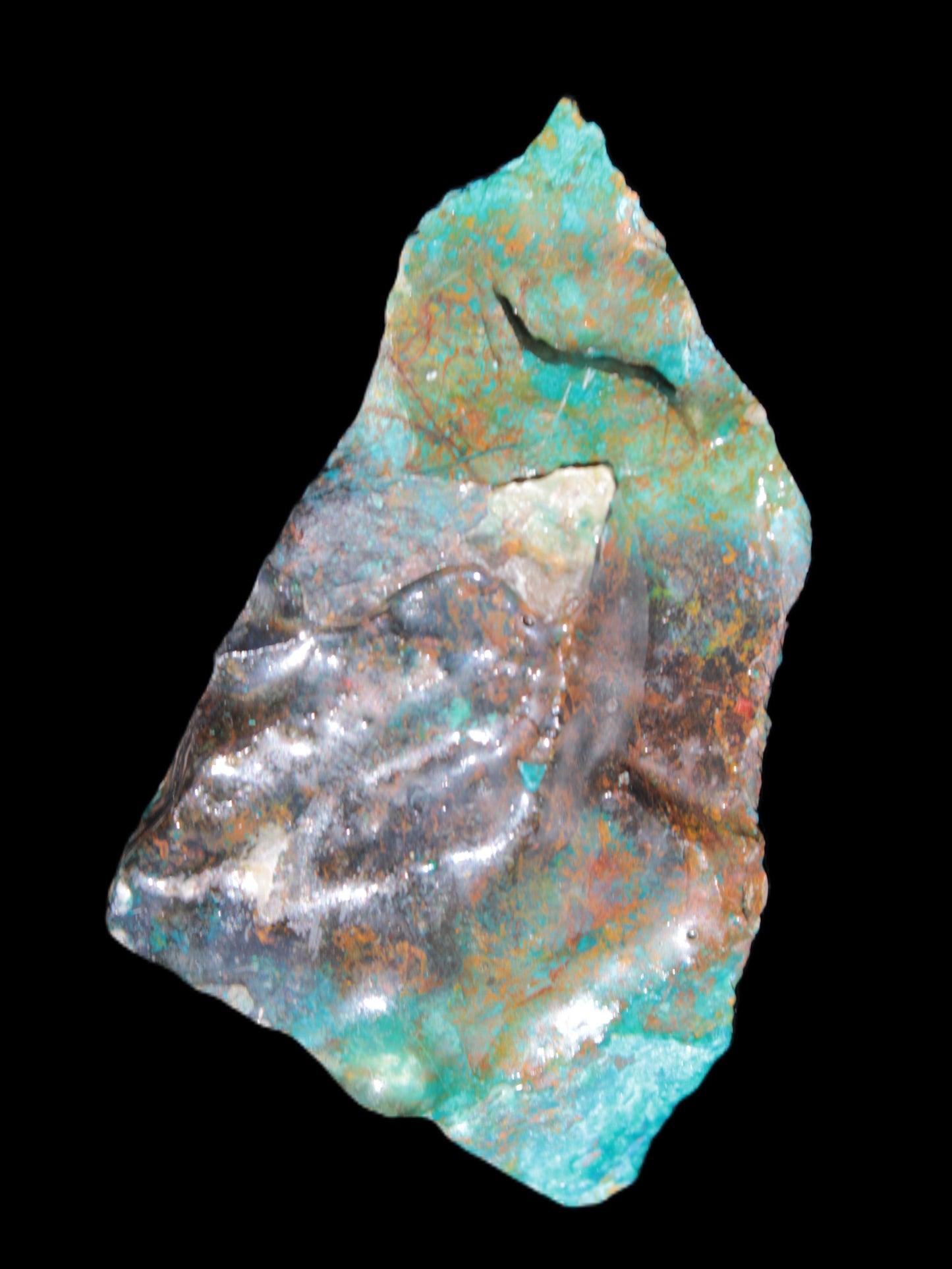 Chrysocolla rough specimen from Arizona 69*40*50*127g Rocks and Things Store