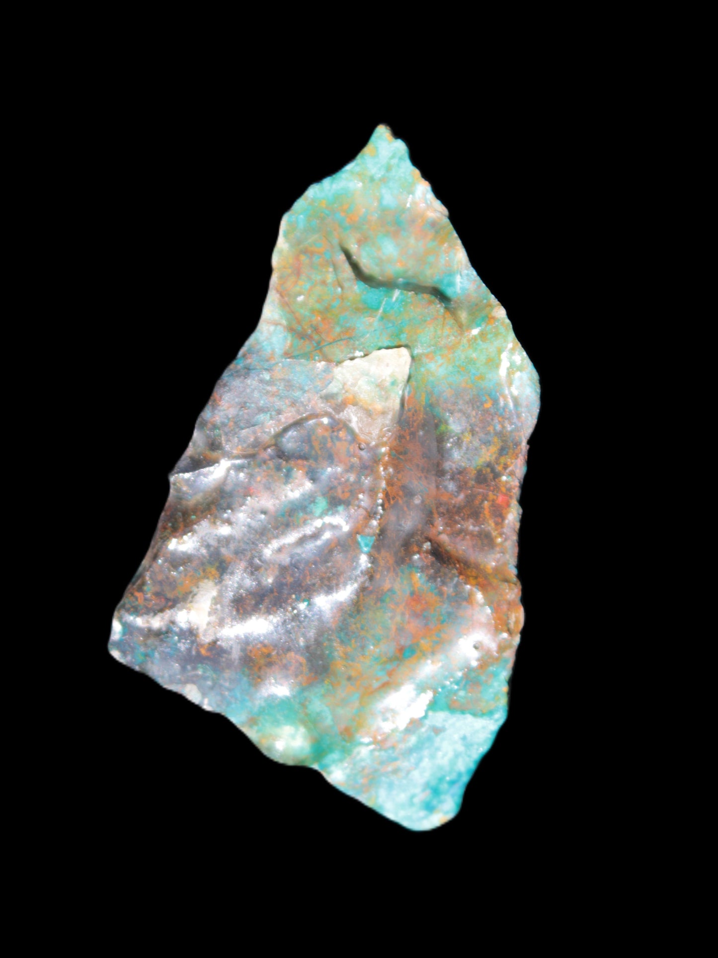 Chrysocolla rough specimen from Arizona 69*40*50*127g Rocks and Things Store