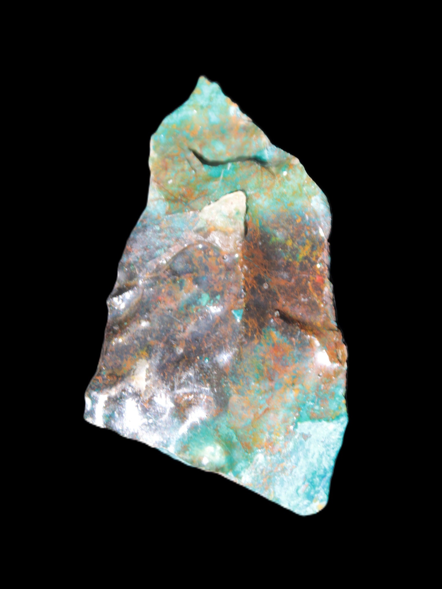 Chrysocolla rough specimen from Arizona 69*40*50*127g Rocks and Things Store
