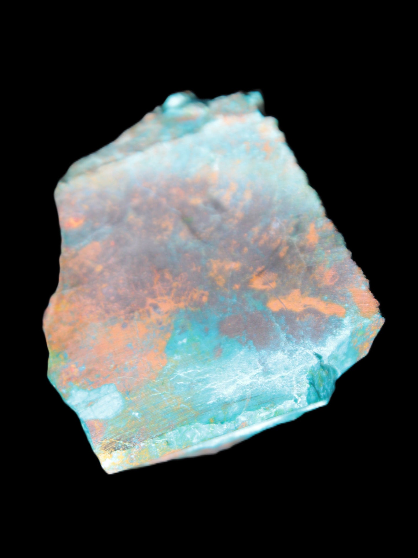Chrysocolla rough specimen from Arizona 69*40*50*127g Rocks and Things Store