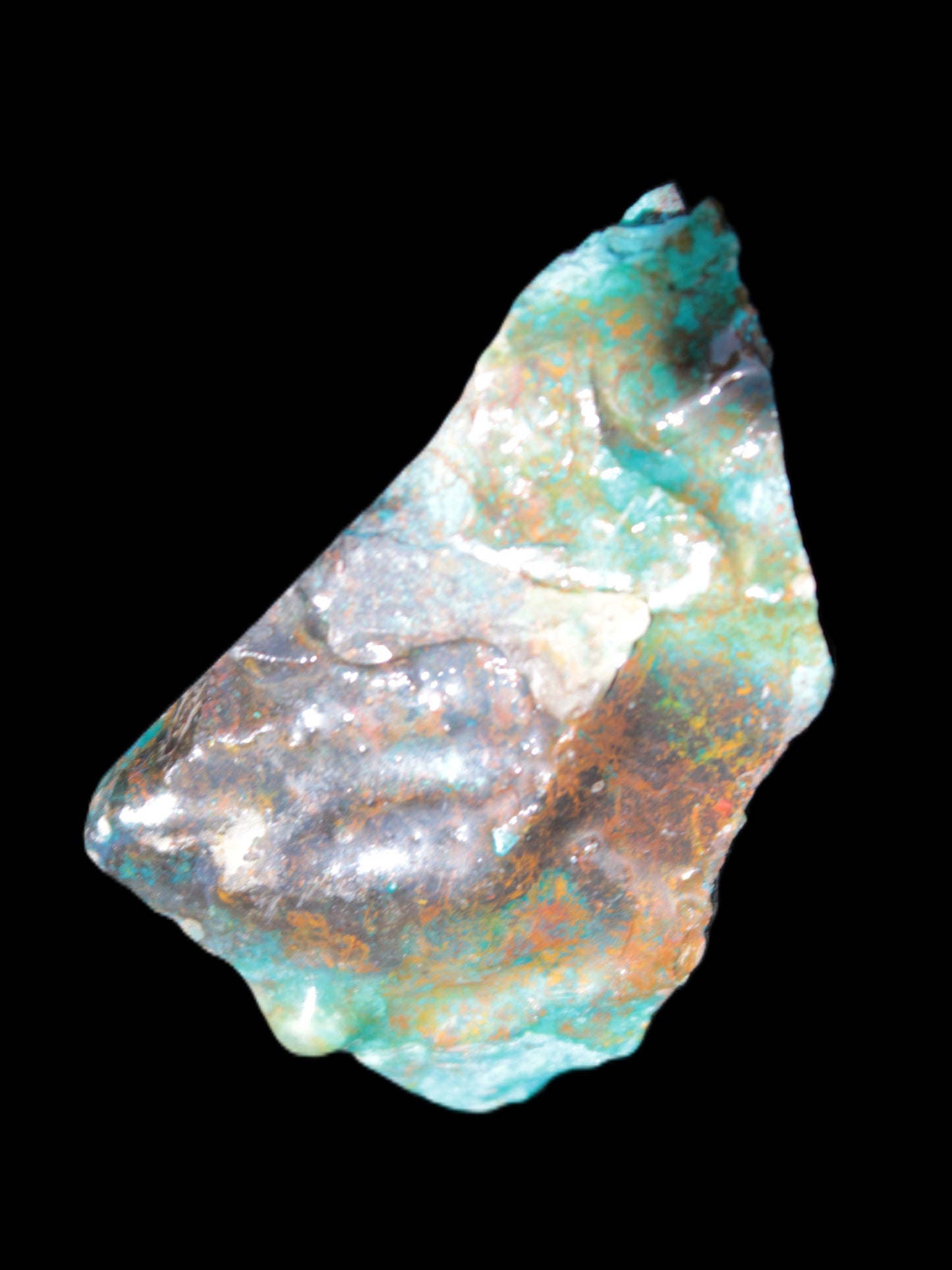 Chrysocolla rough specimen from Arizona 69*40*50*127g Rocks and Things Store