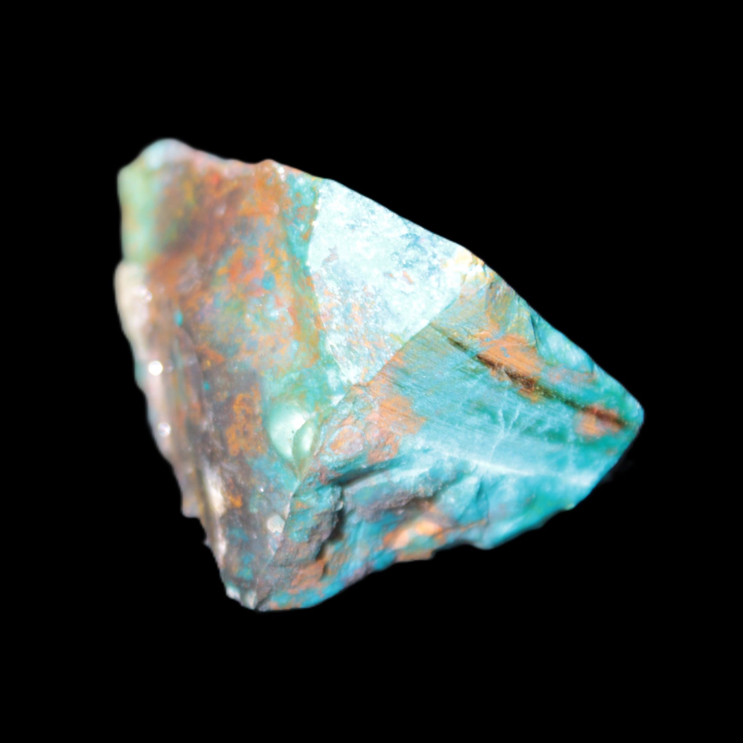Chrysocolla rough specimen from Arizona 69*40*50*127g Rocks and Things Store