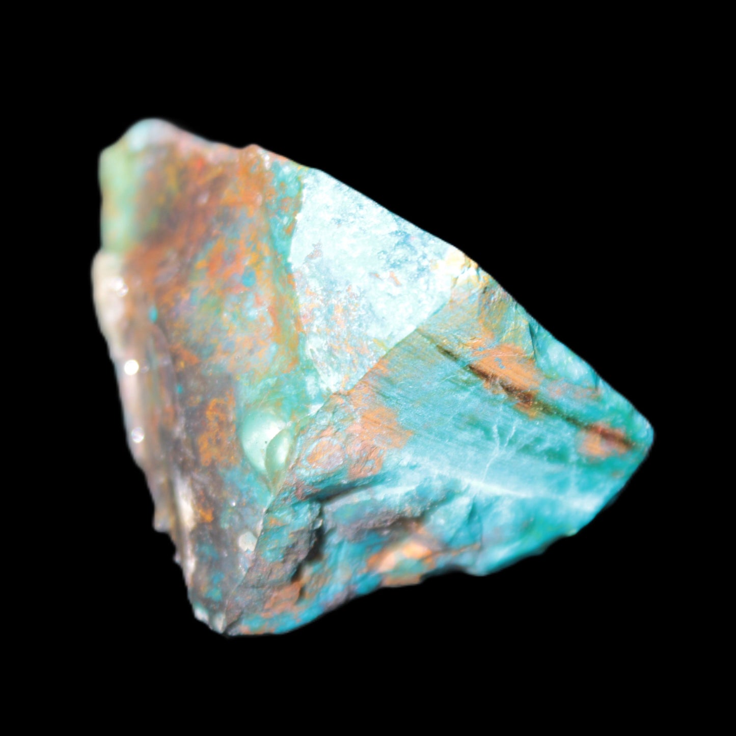 Chrysocolla rough specimen from Arizona 69*40*50*127g Rocks and Things Store
