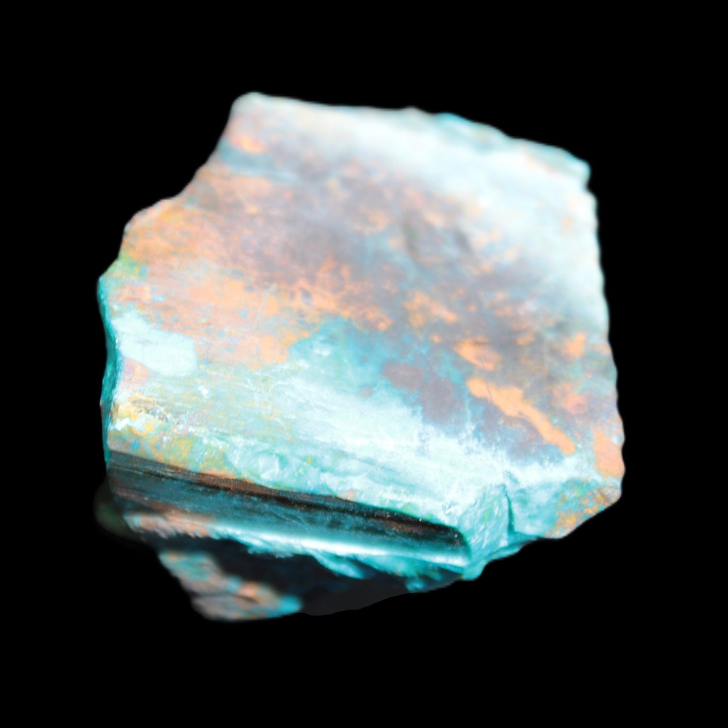 Chrysocolla rough specimen from Arizona 69*40*50*127g Rocks and Things Store