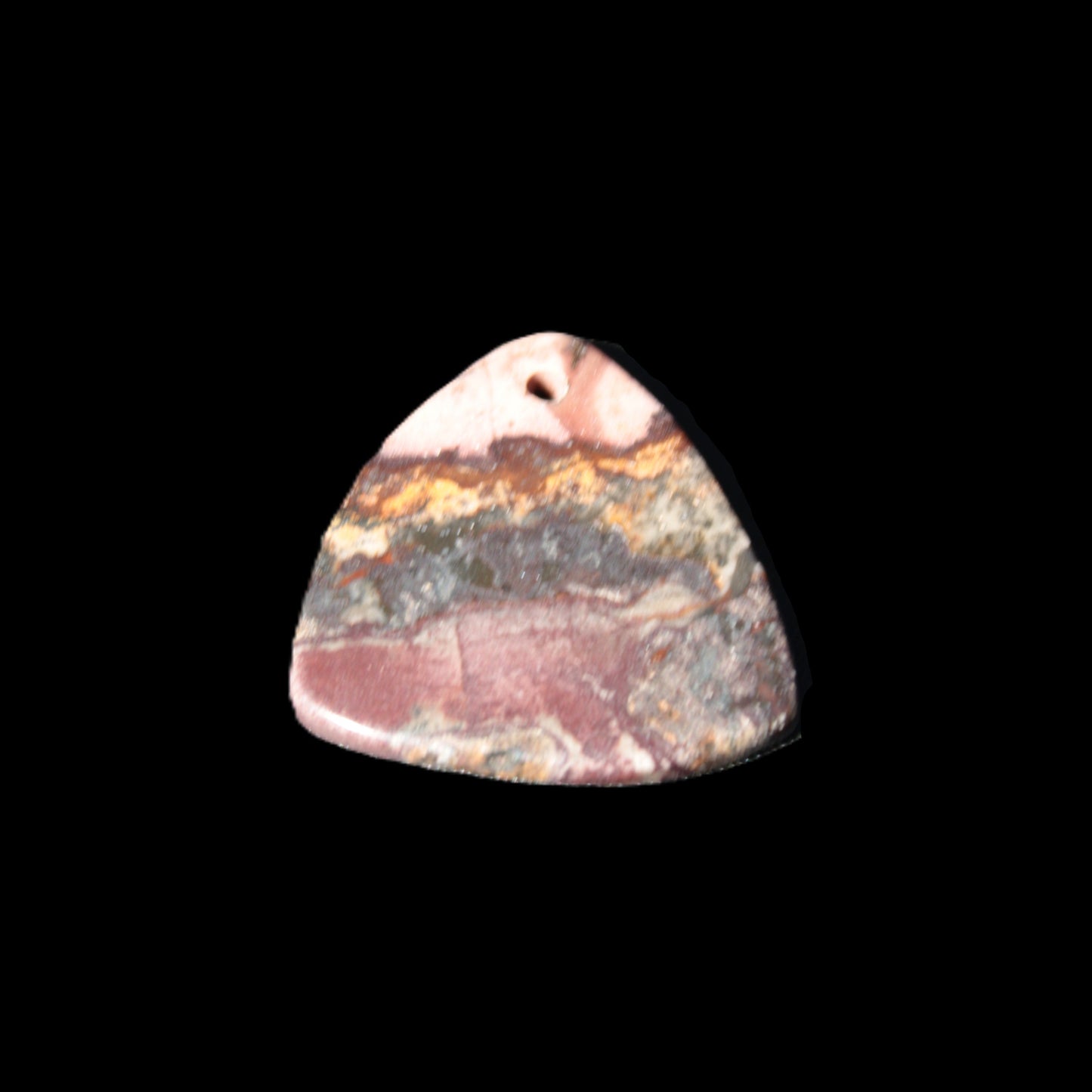 Dendritic Jasper pendant 27*27*4mm 5.6g Rocks and Things Store