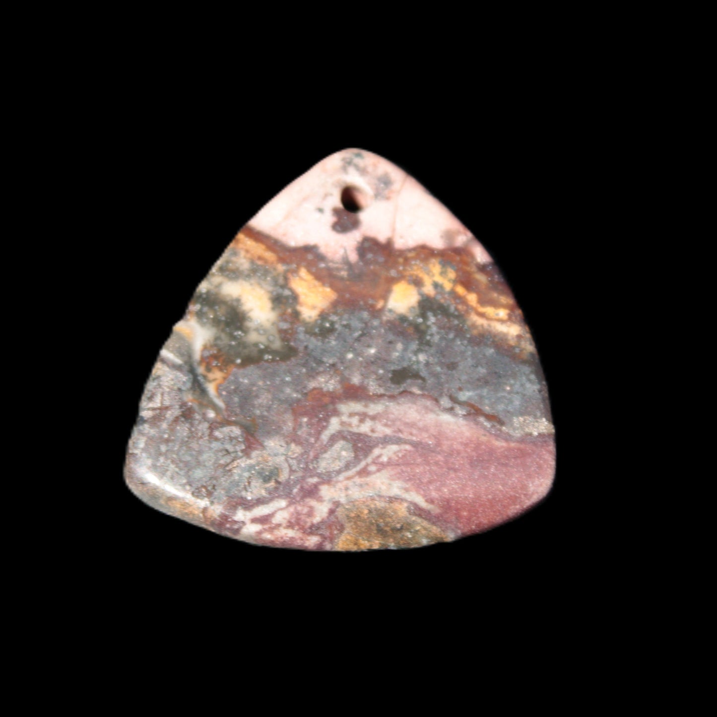Dendritic Jasper pendant 27*27*4mm 5.6g Rocks and Things Store