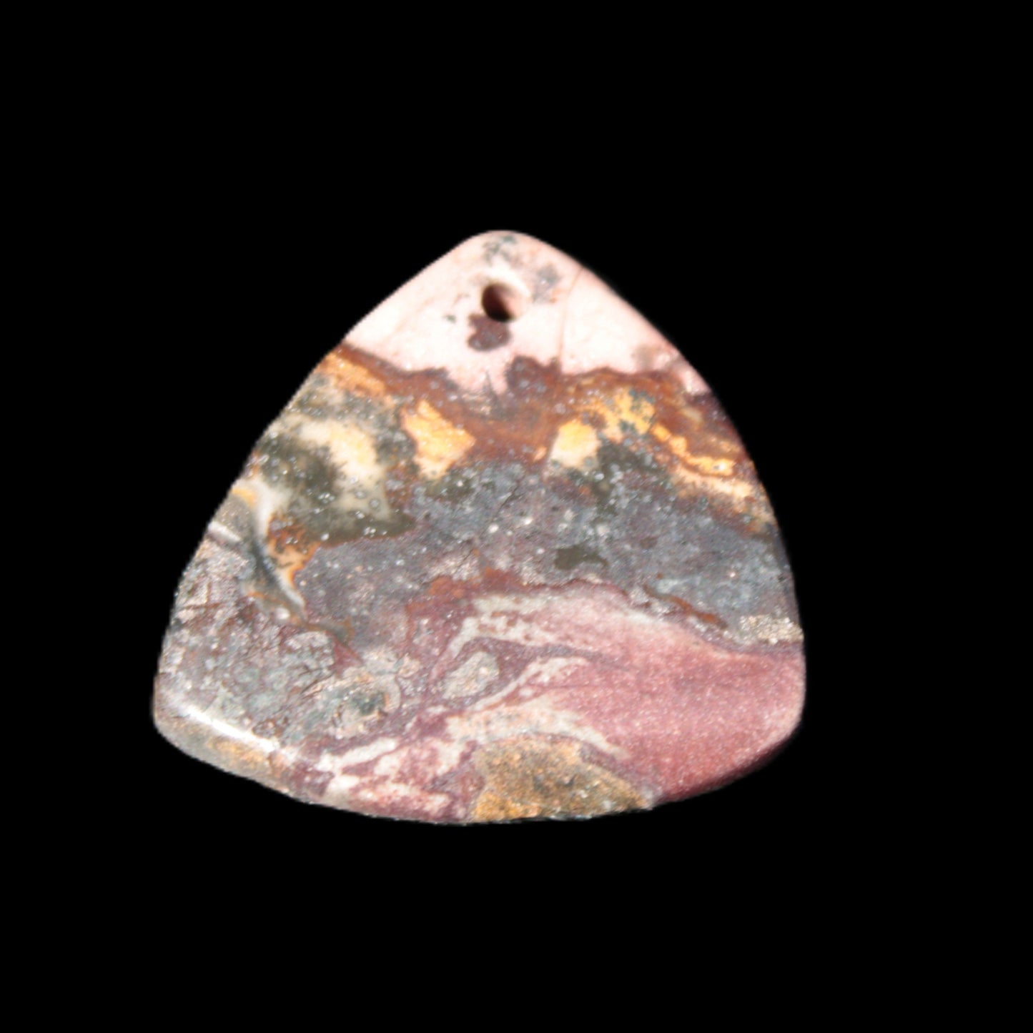 Dendritic Jasper pendant 27*27*4mm 5.6g Rocks and Things Store