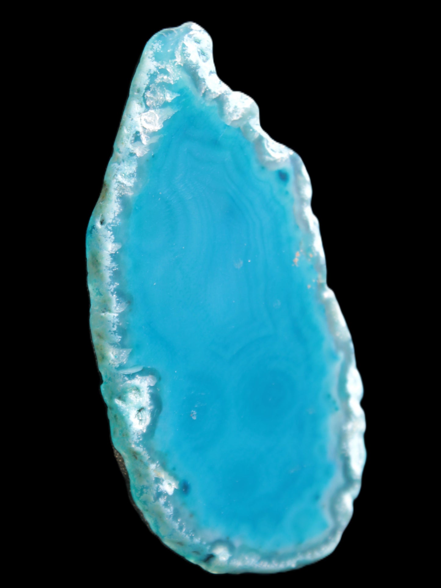 Blue Agate slice 66*4*32mm 15g Rocks and Things Store