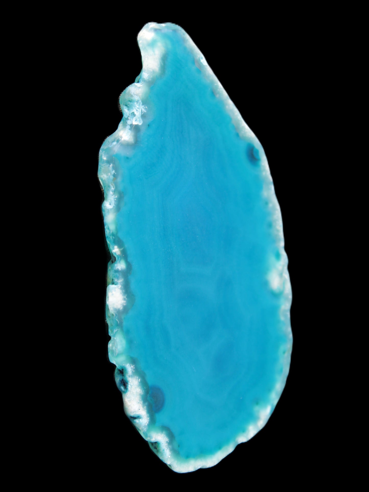 Blue Agate slice 66*4*32mm 15g Rocks and Things Store