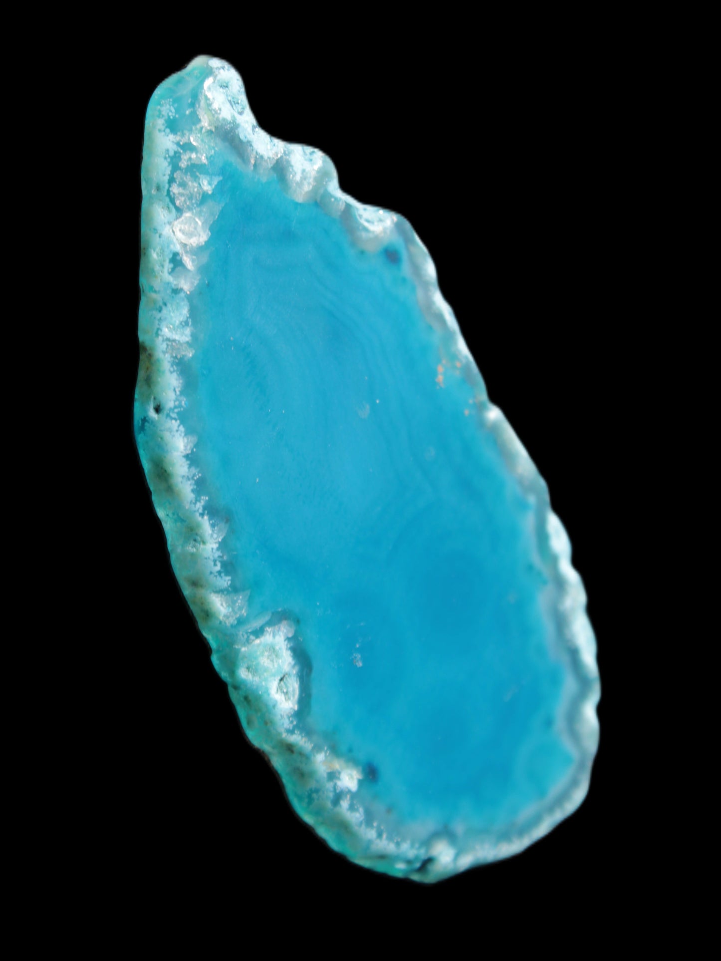 Blue Agate slice 66*4*32mm 15g Rocks and Things Store