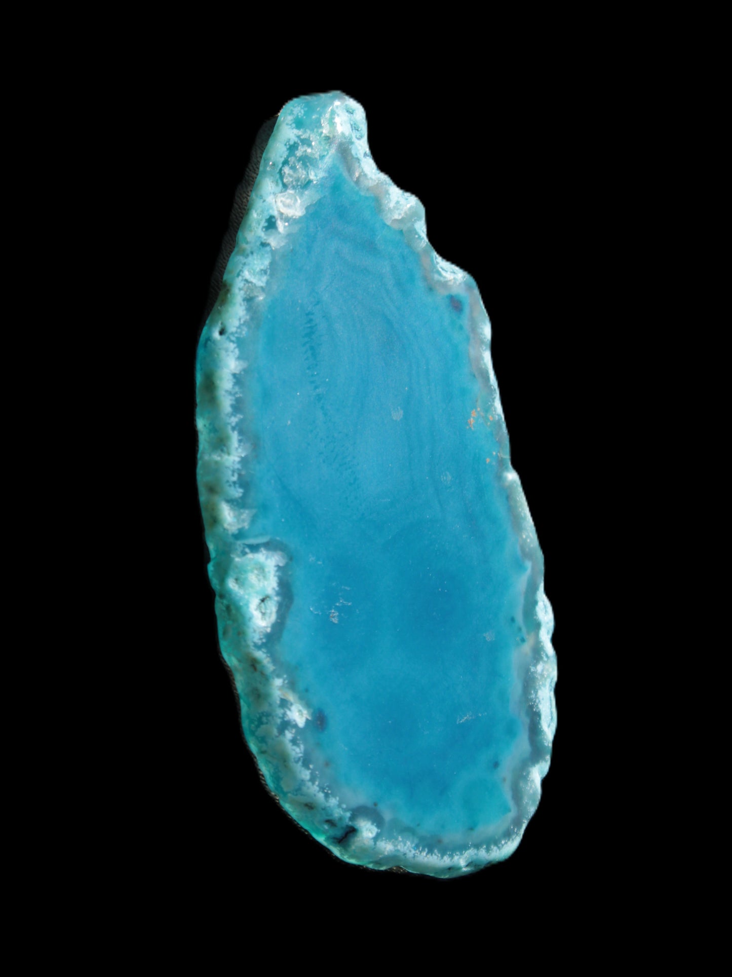 Blue Agate slice 66*4*32mm 15g Rocks and Things Store