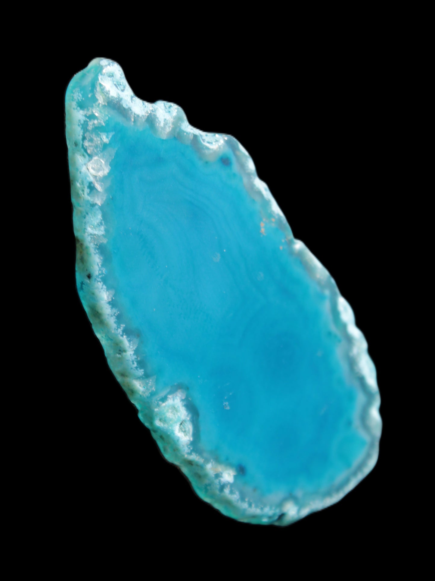 Blue Agate slice 66*4*32mm 15g Rocks and Things Store