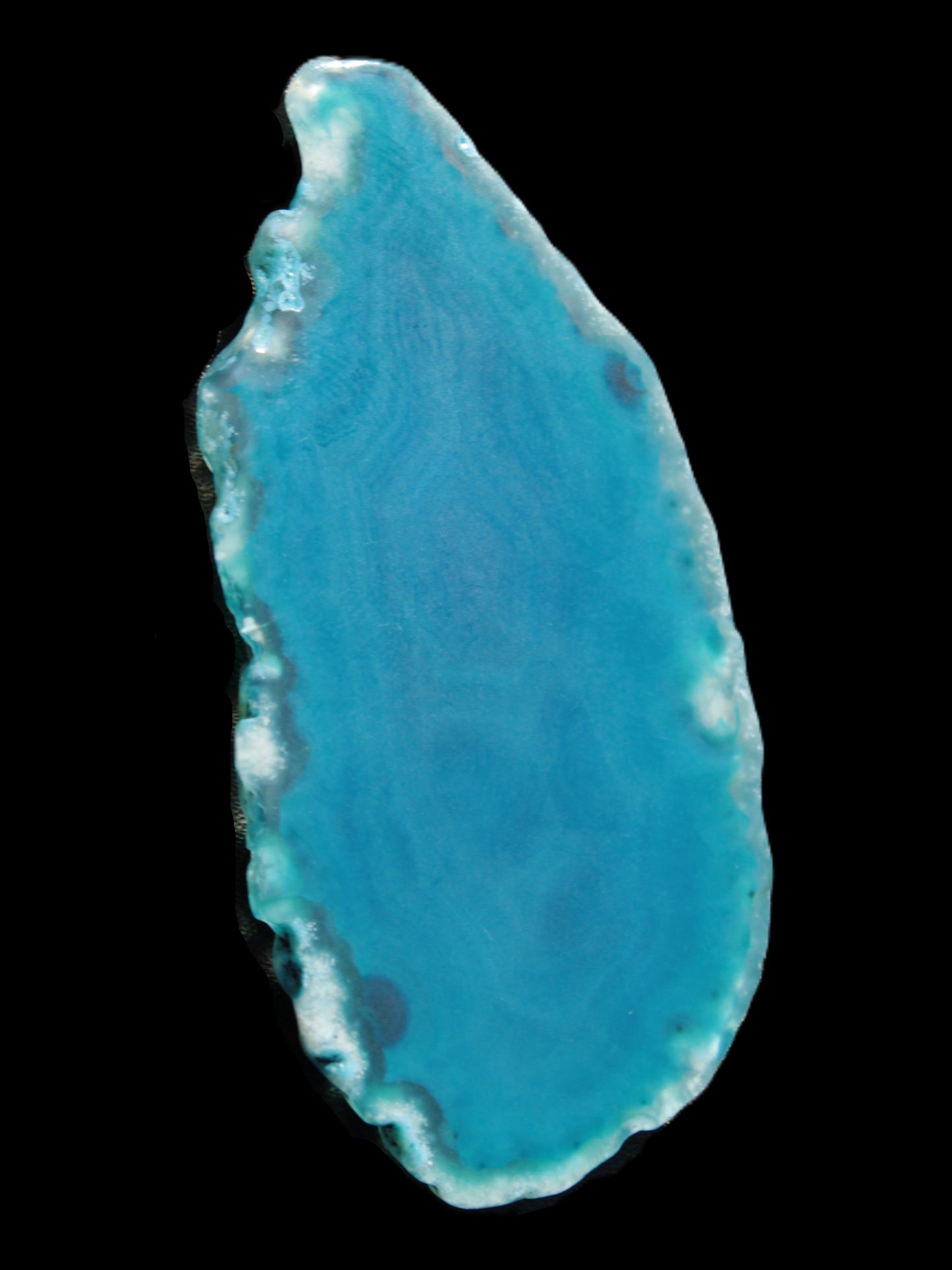 Blue Agate slice 66*4*32mm 15g Rocks and Things Store