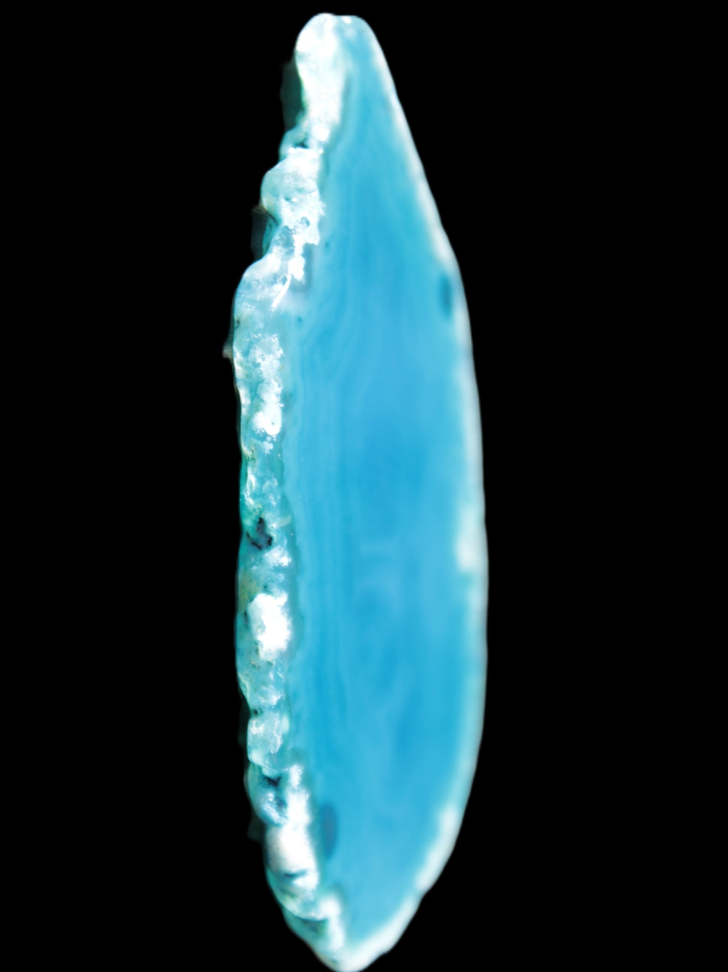 Blue Agate slice 66*4*32mm 15g Rocks and Things Store