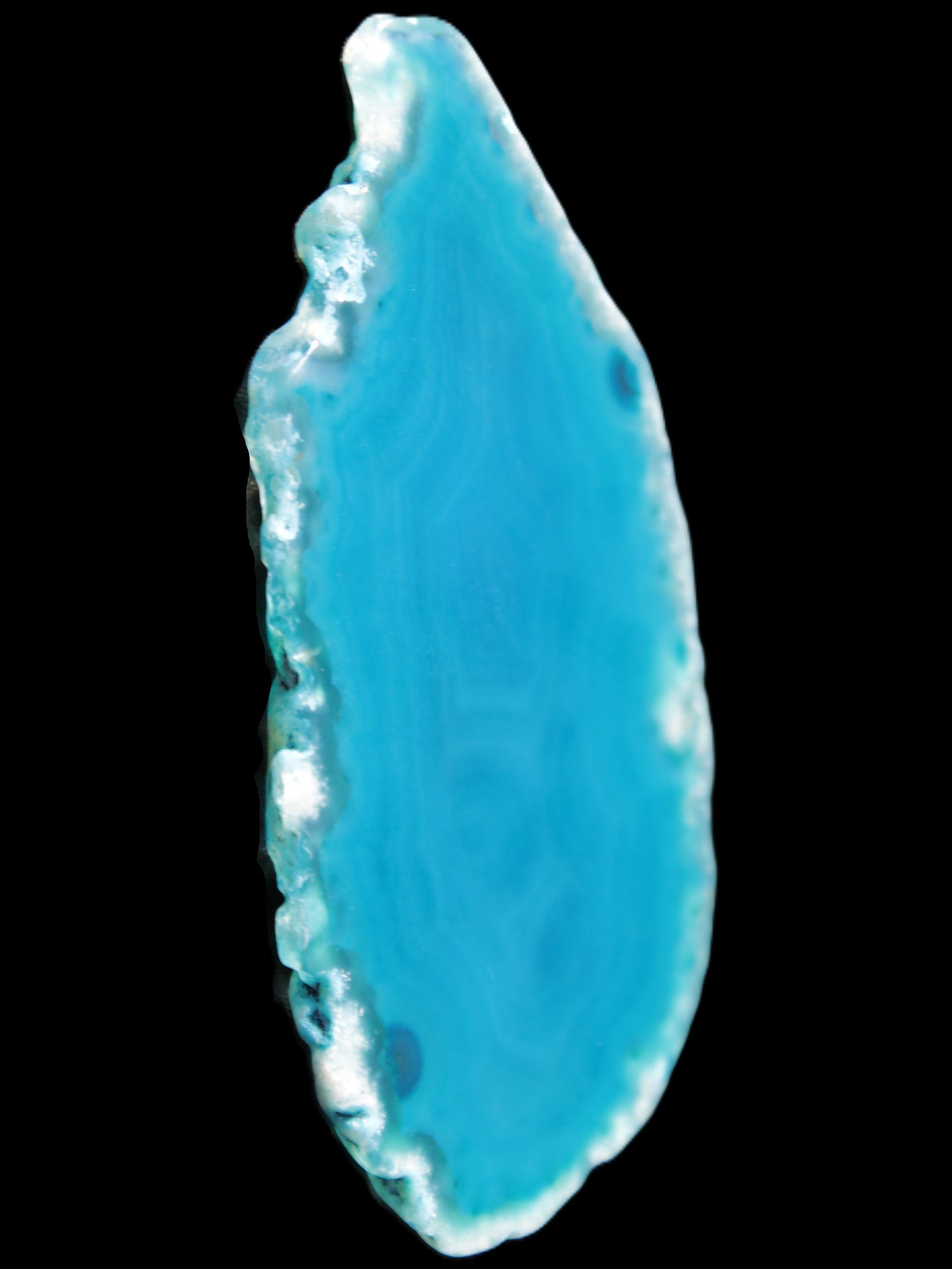 Blue Agate slice 66*4*32mm 15g Rocks and Things Store
