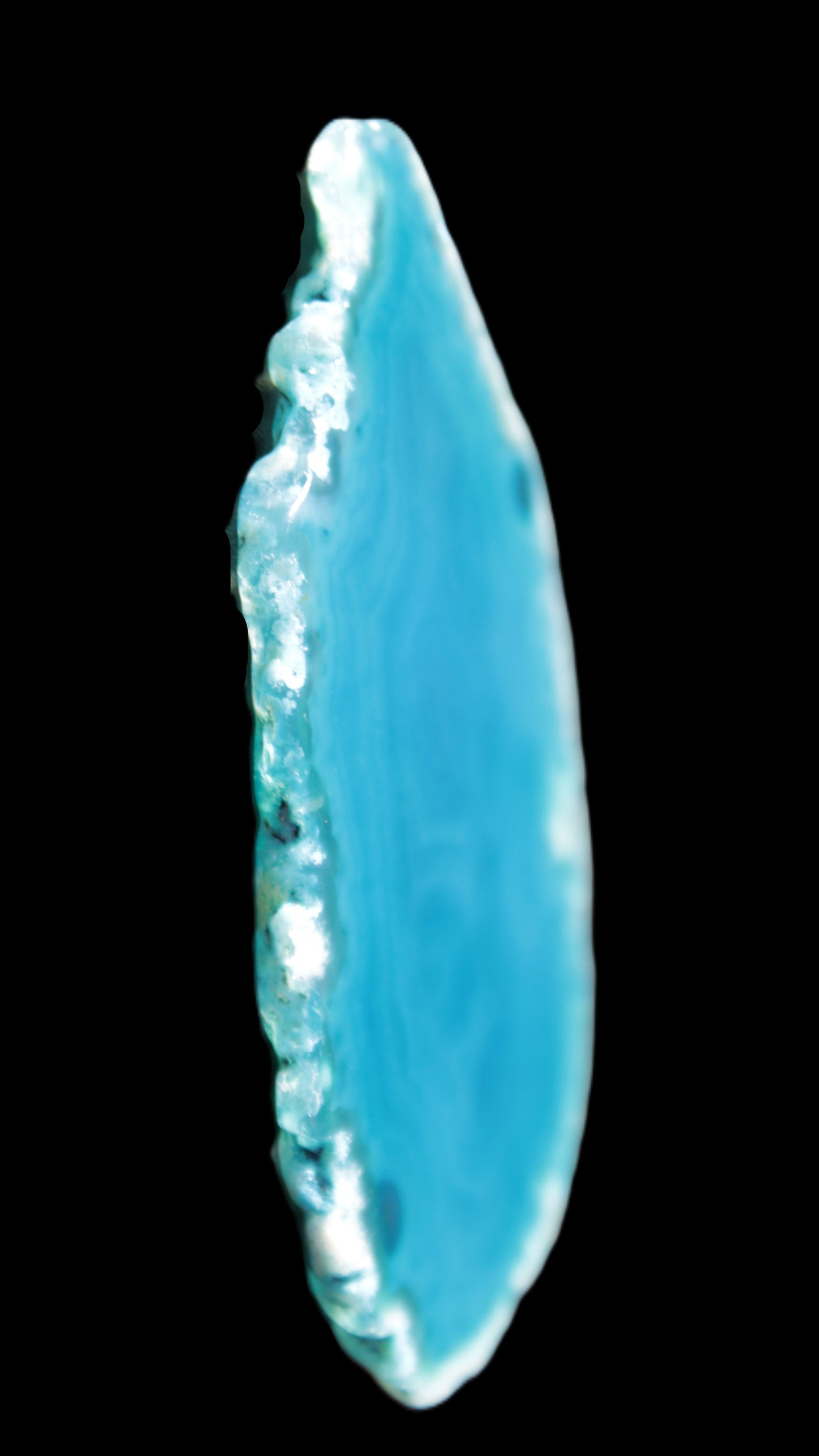 Blue Agate slice 66*4*32mm 15g Rocks and Things Store