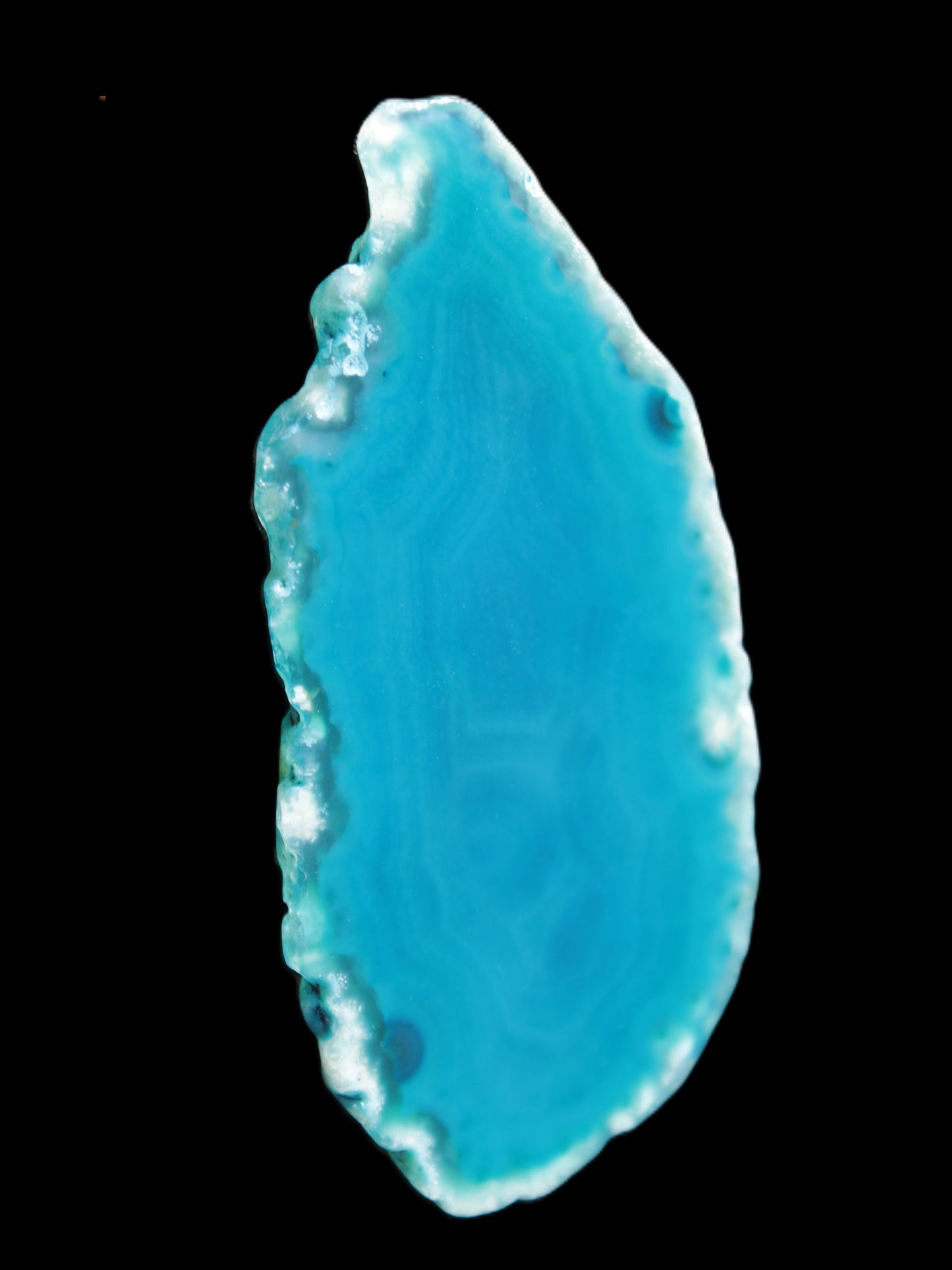 Blue Agate slice 66*4*32mm 15g Rocks and Things Store