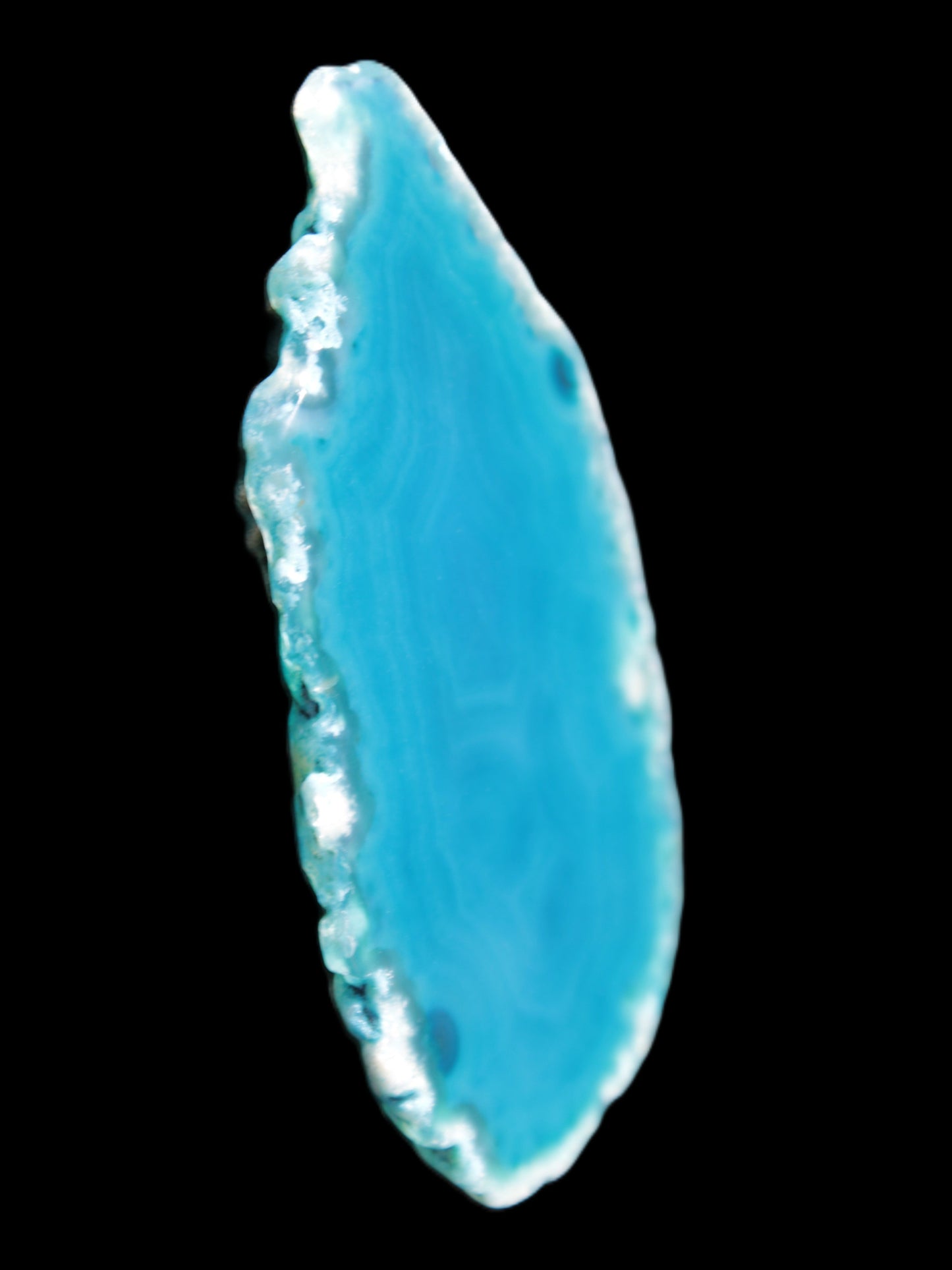 Blue Agate slice 66*4*32mm 15g Rocks and Things Store