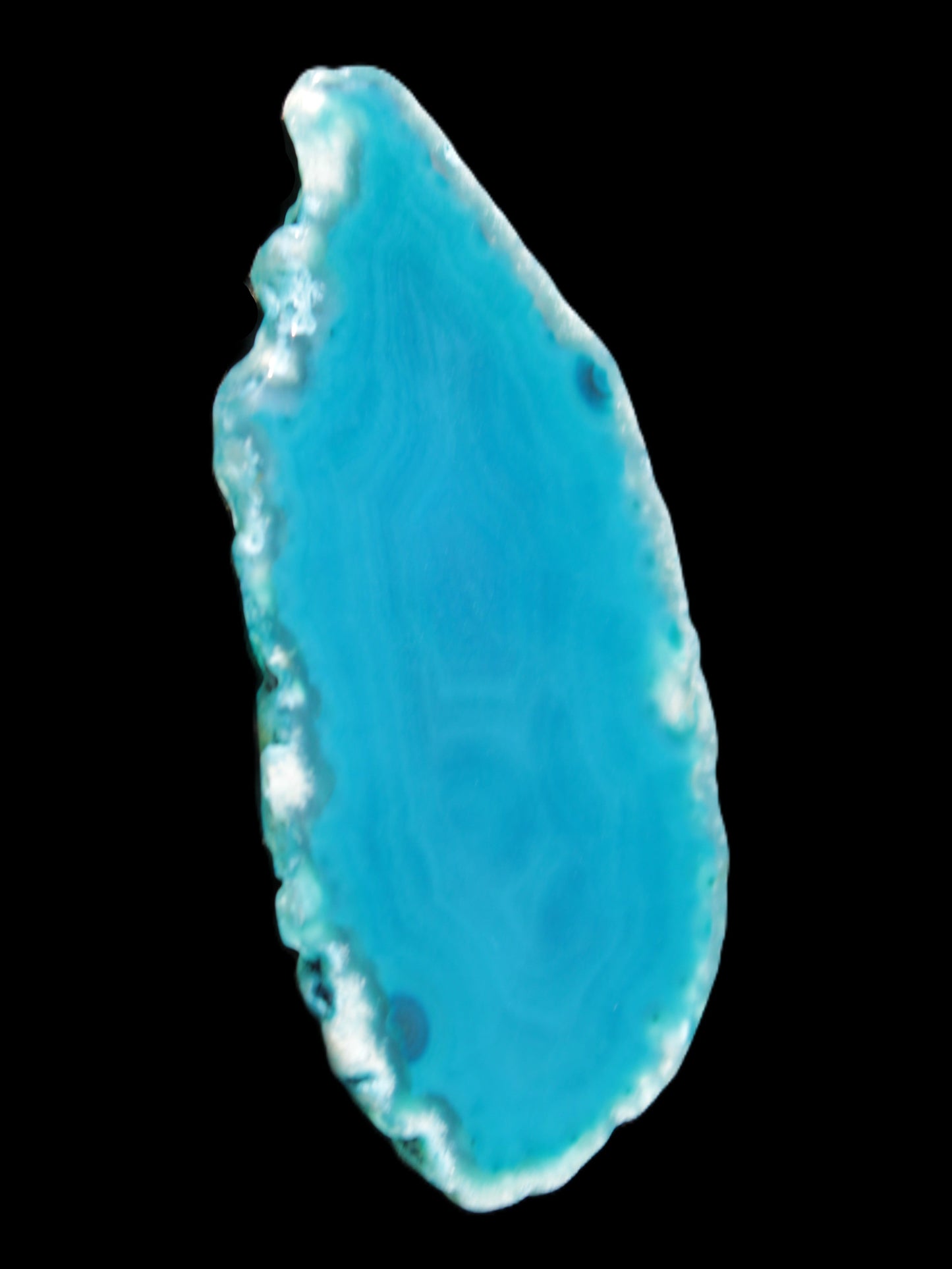 Blue Agate slice 66*4*32mm 15g Rocks and Things Store
