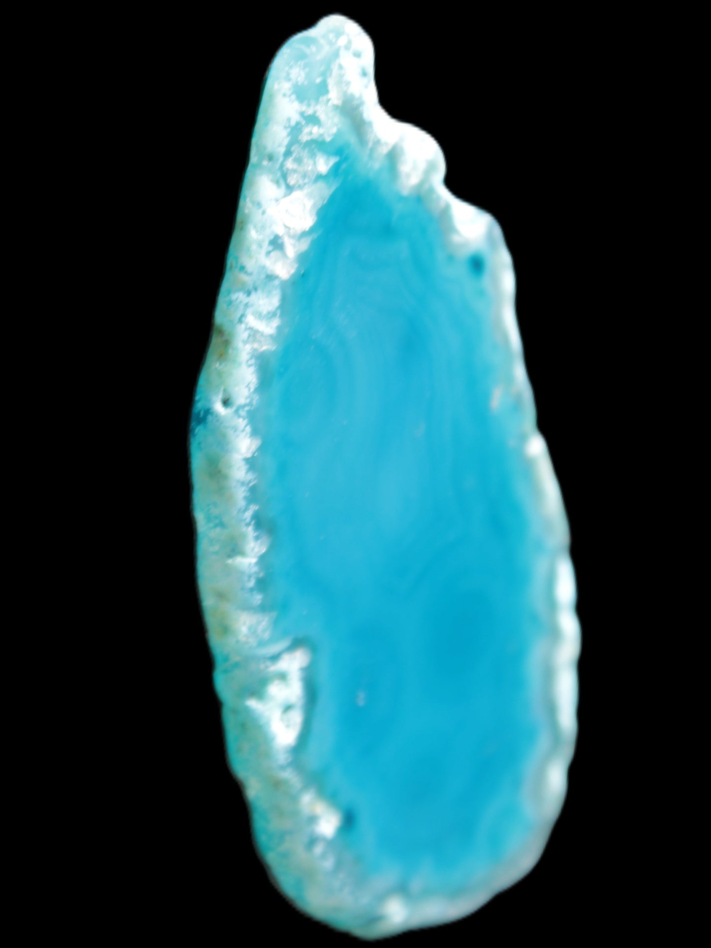 Blue Agate slice 66*4*32mm 15g Rocks and Things Store