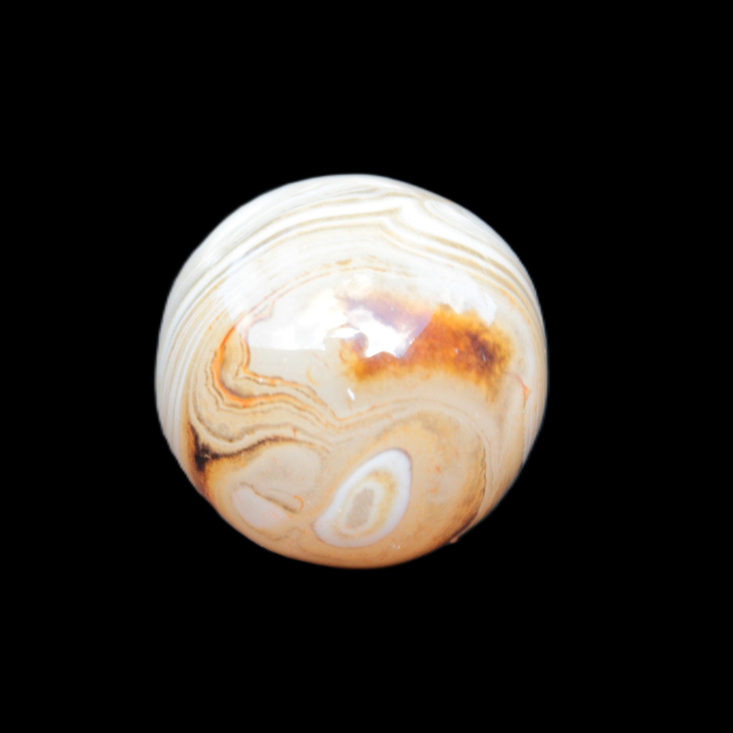Crazy Lace Agate sphere 26mm 34g Rocks and Things Store