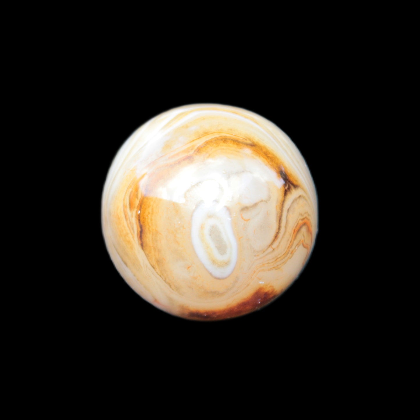 Crazy Lace Agate sphere 26mm 34g Rocks and Things Store