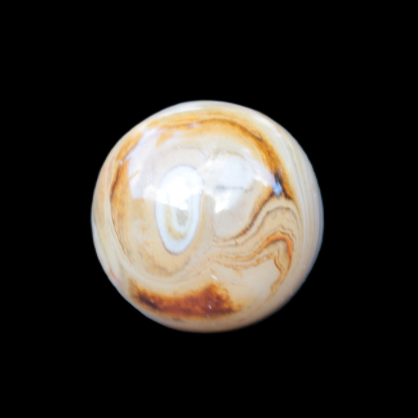 Crazy Lace Agate sphere 26mm 34g Rocks and Things Store