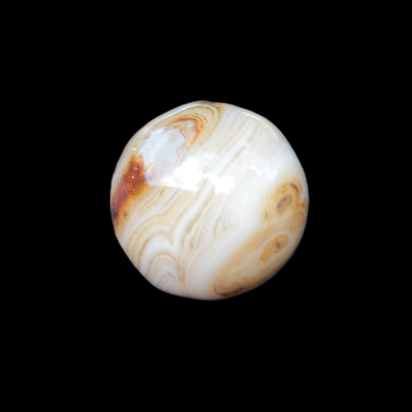 Crazy Lace Agate sphere 26mm 34g Rocks and Things Store