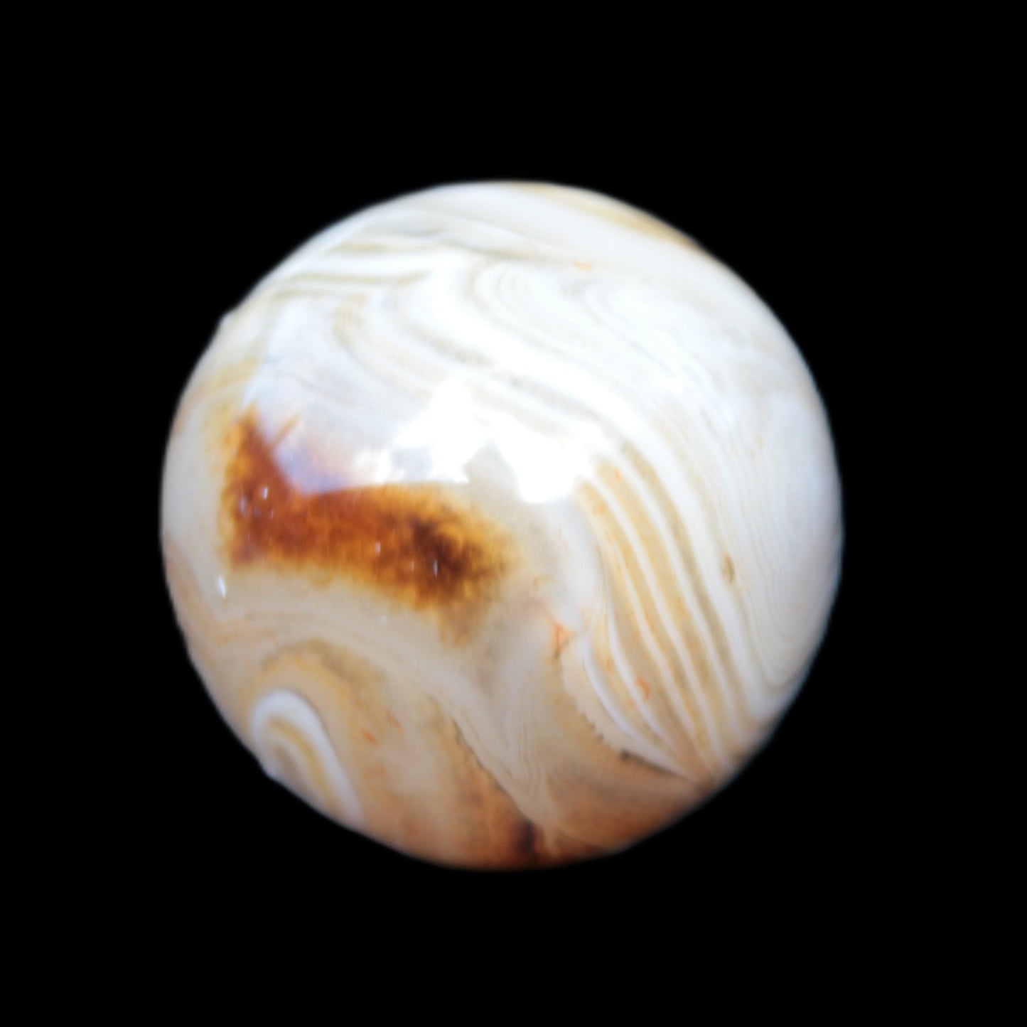 Crazy Lace Agate sphere 26mm 34g Rocks and Things Store