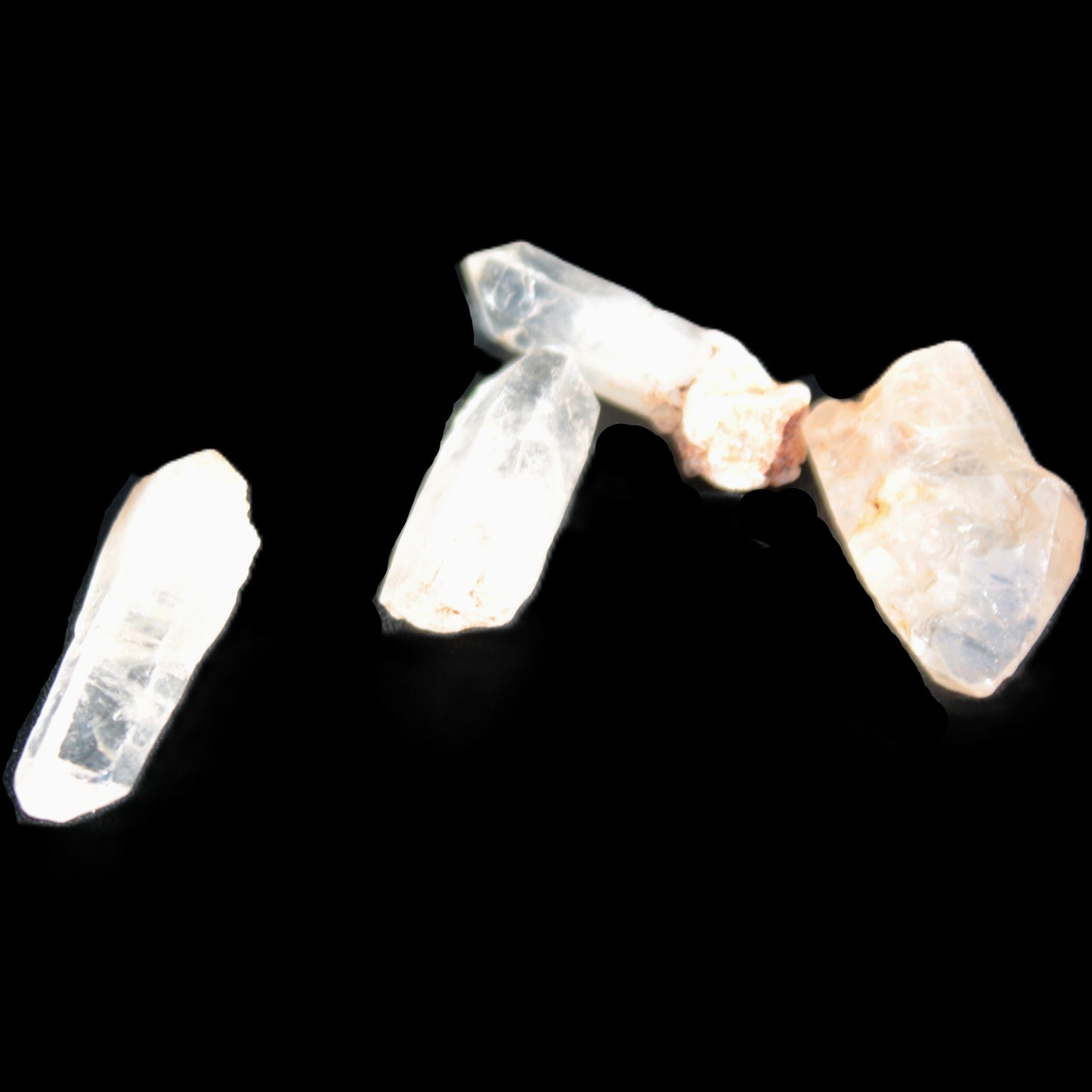Fenster Enhydro Hydrocarbon 4 crystals 9-10g in sunlight - Rocks and Things Store