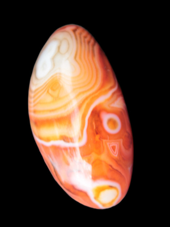 Crazy Lace Agate 51*29mm 46.2g in bright sunlight - Rocks and Things Store