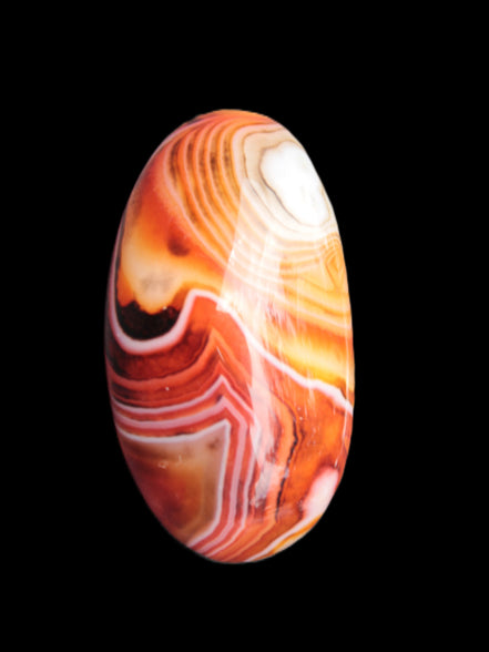 Crazy Lace Agate 51*29mm 46.2g in bright sunlight - Rocks and Things Store
