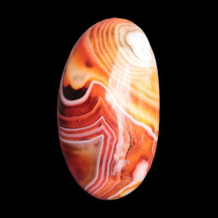 Crazy Lace Agate 51*29mm 46.2g in bright sunlight - Rocks and Things Store