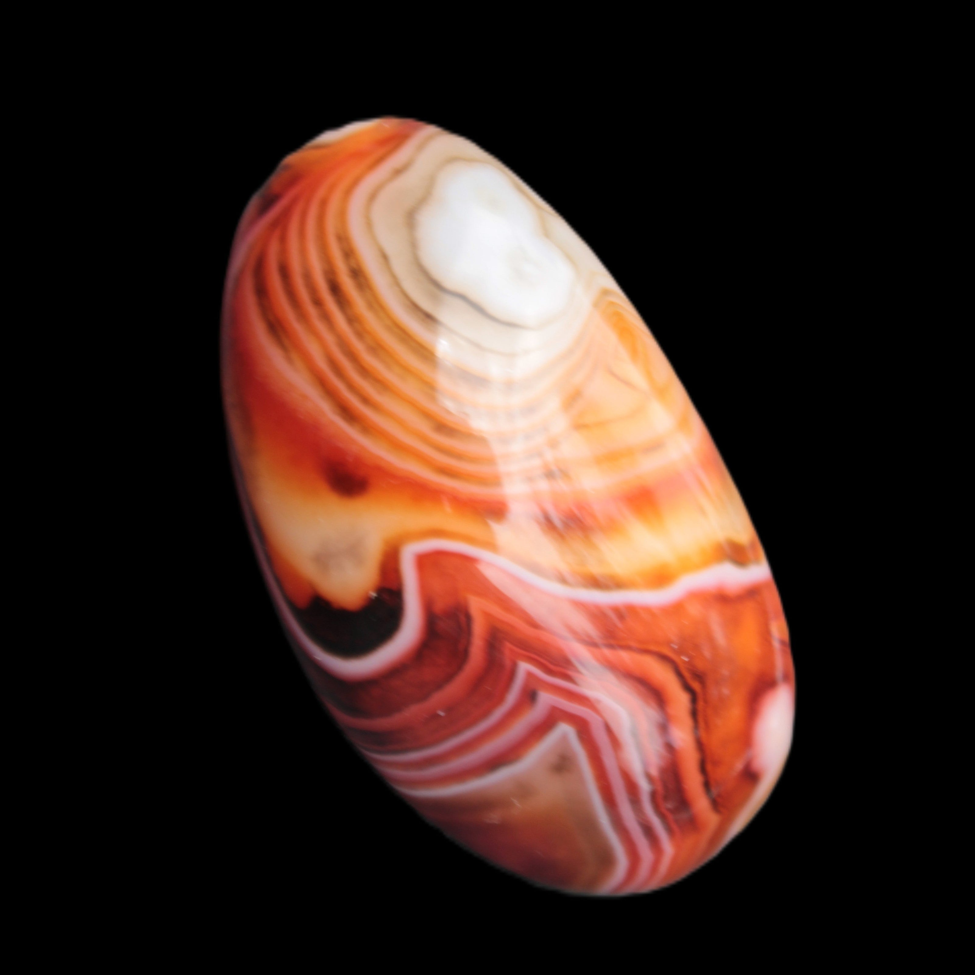 Crazy Lace Agate 51*29mm 46.2g in bright sunlight - Rocks and Things Store