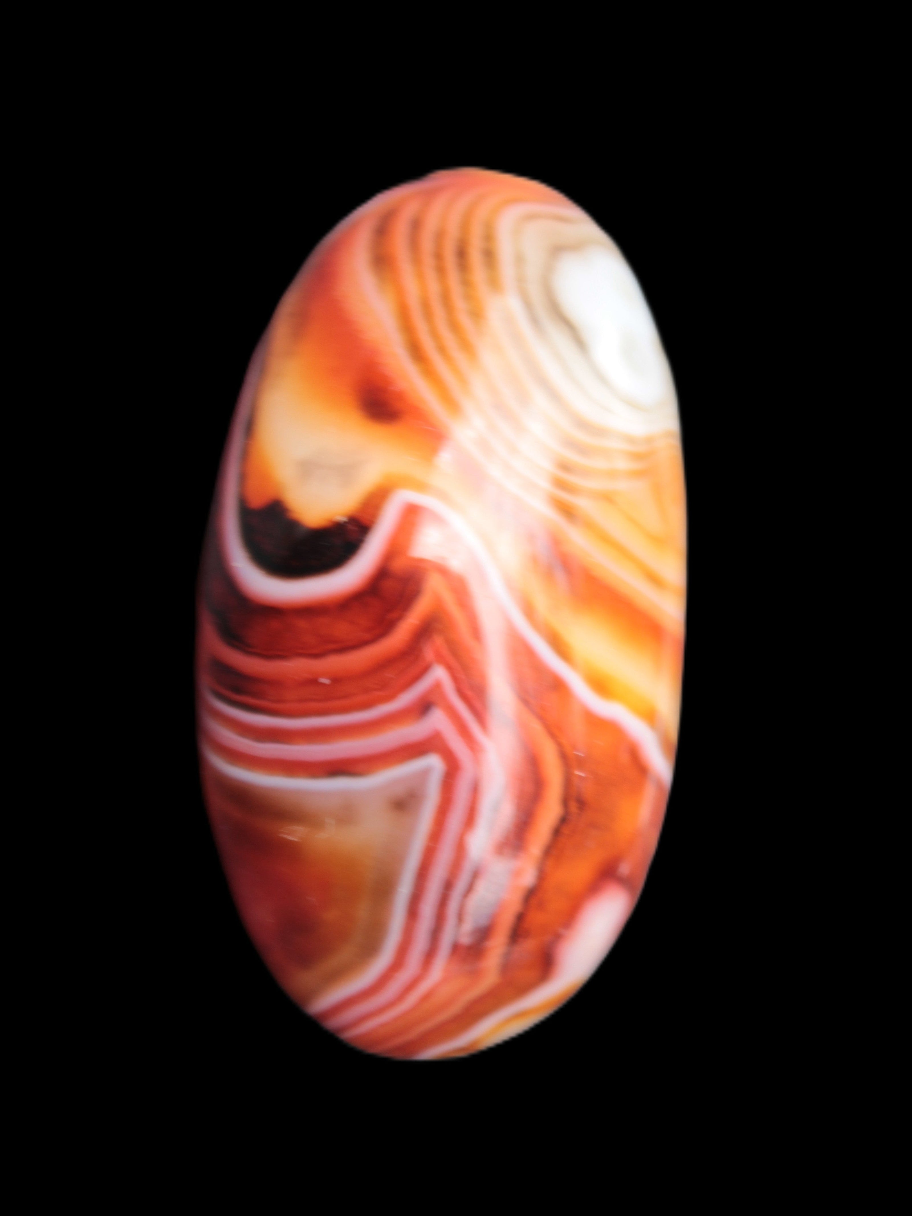 Crazy Lace Agate 51*29mm 46.2g in bright sunlight - Rocks and Things Store
