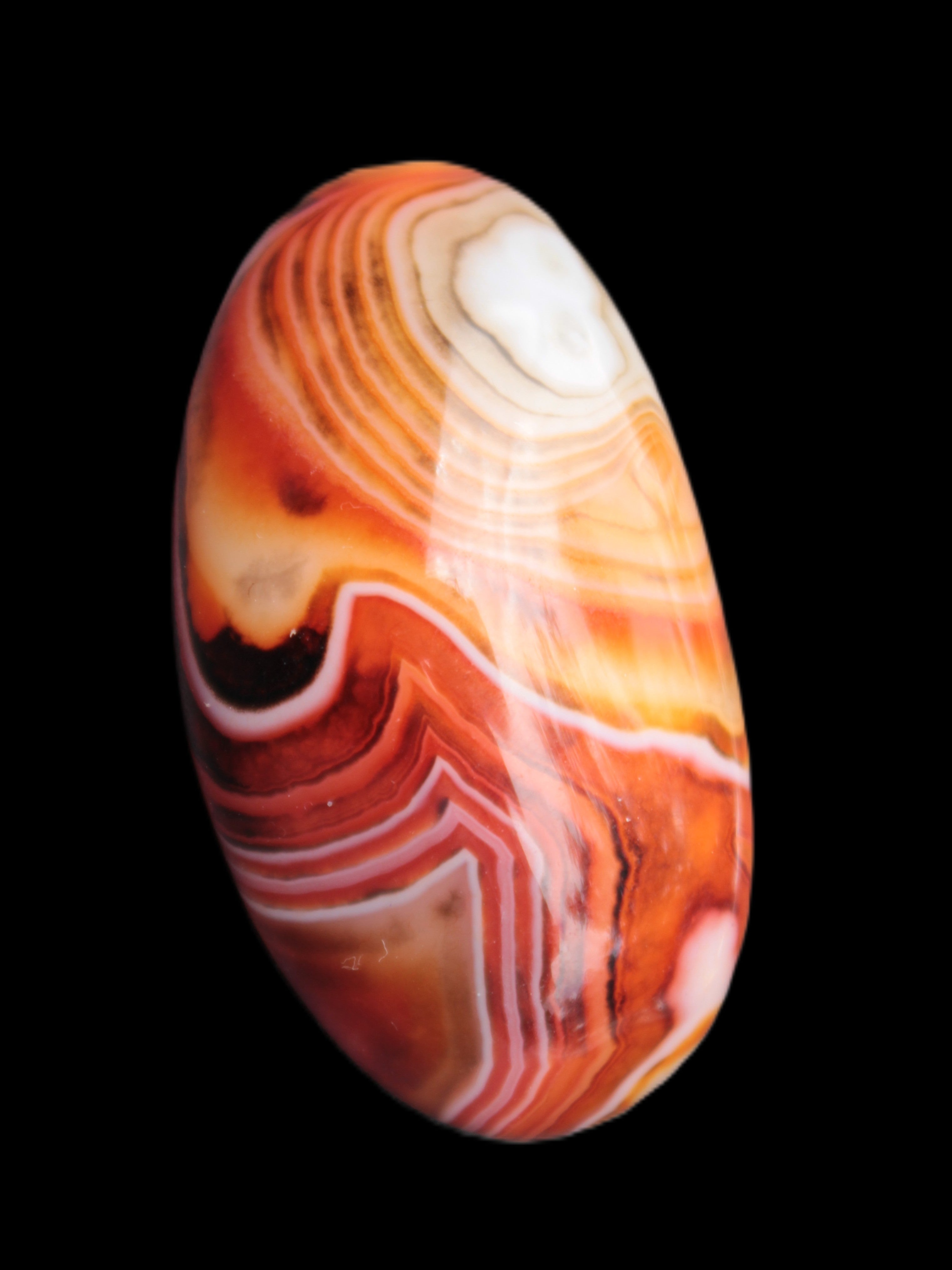 Crazy Lace Agate 51*29mm 46.2g in bright sunlight - Rocks and Things Store