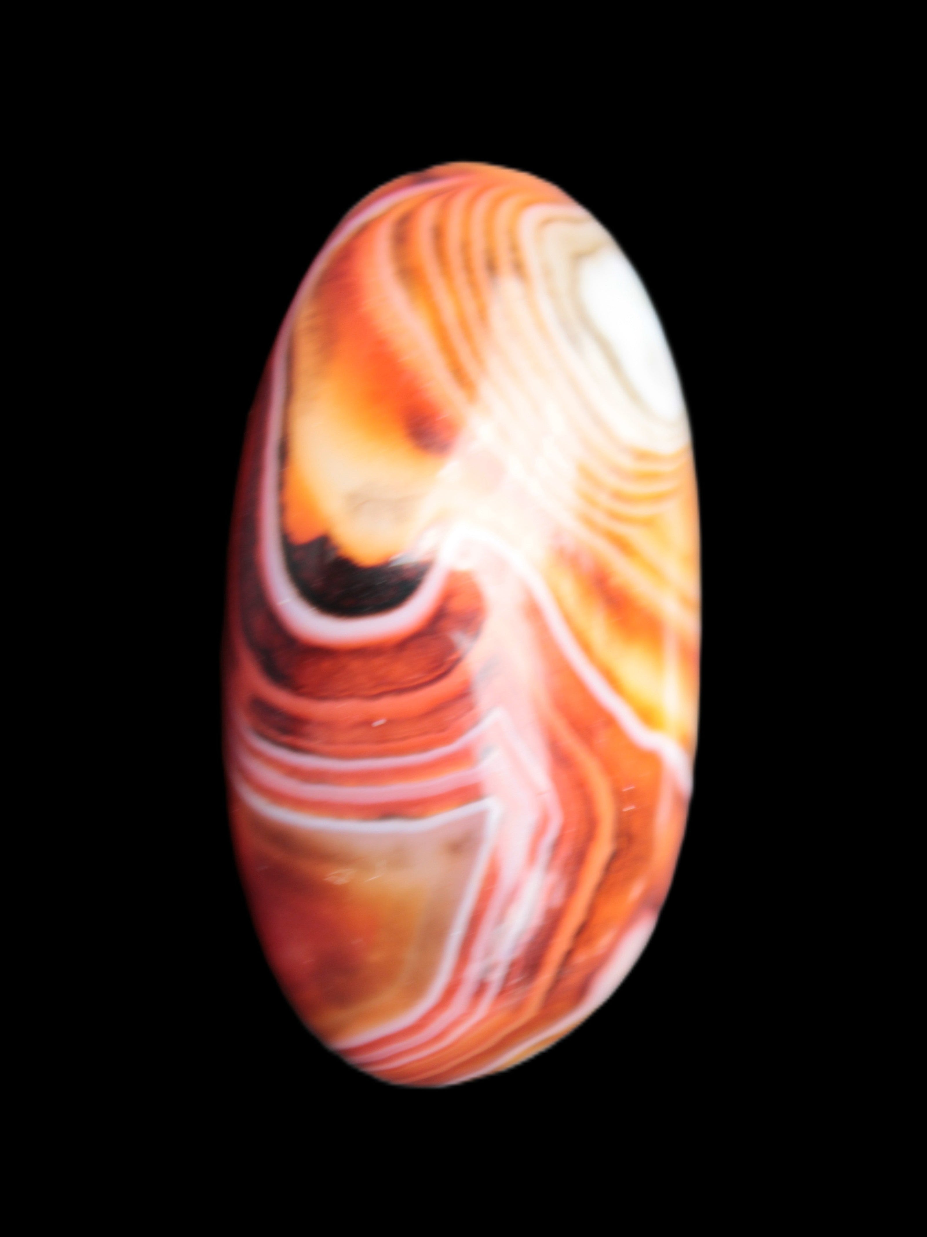 Crazy Lace Agate 51*29mm 46.2g in bright sunlight - Rocks and Things Store