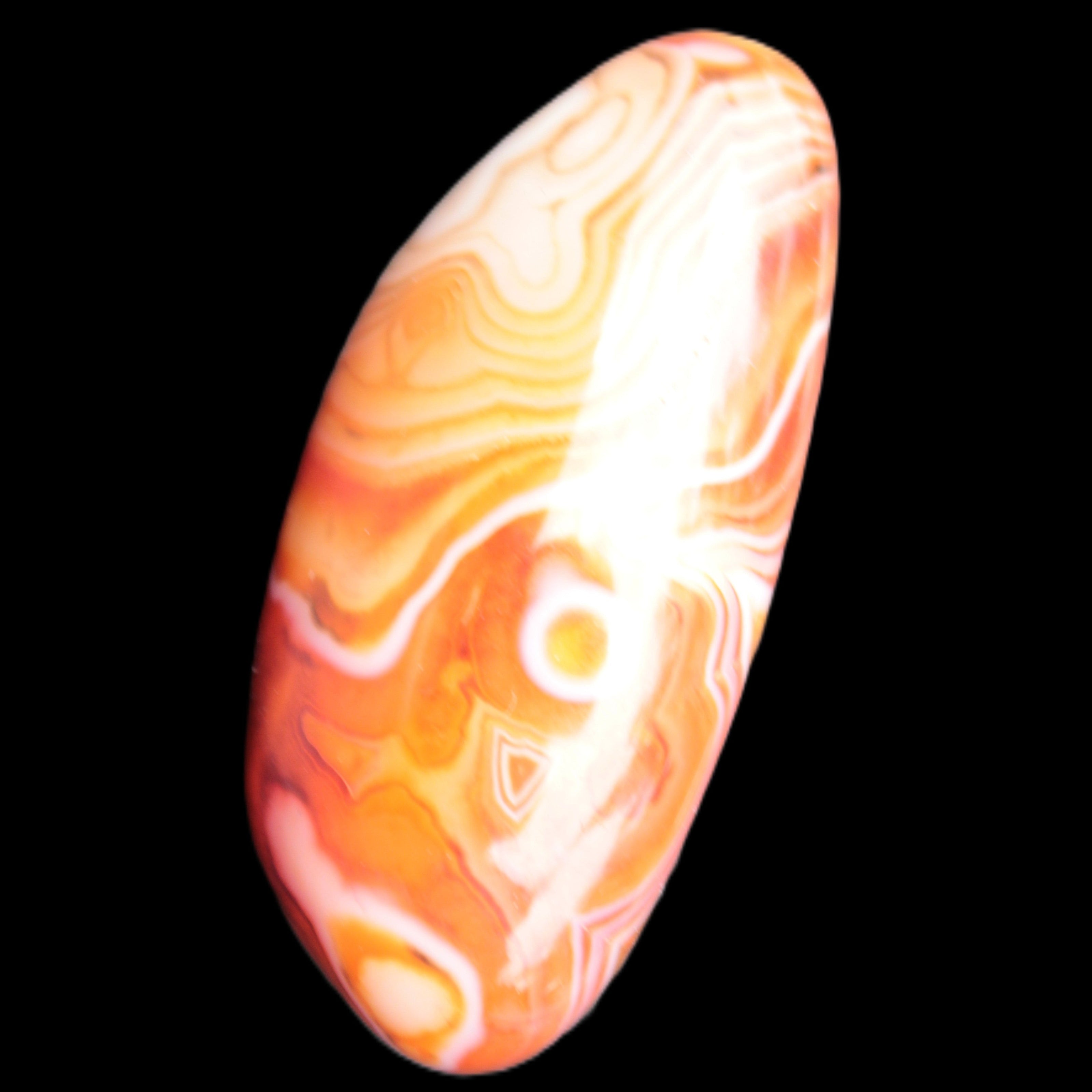 Crazy Lace Agate 51*29mm 46.2g in bright sunlight - Rocks and Things Store