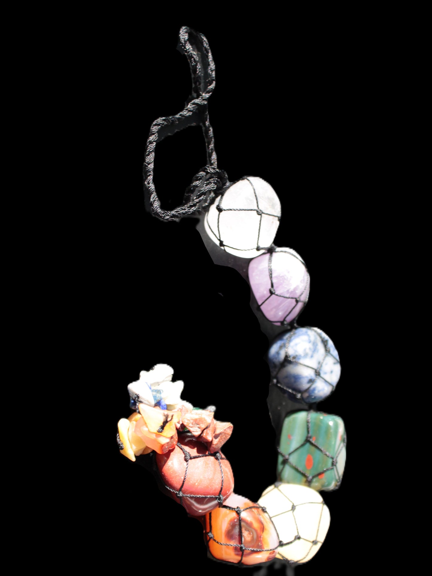Seven Chakra Hanging ornament 298mm Rocks and Things Store