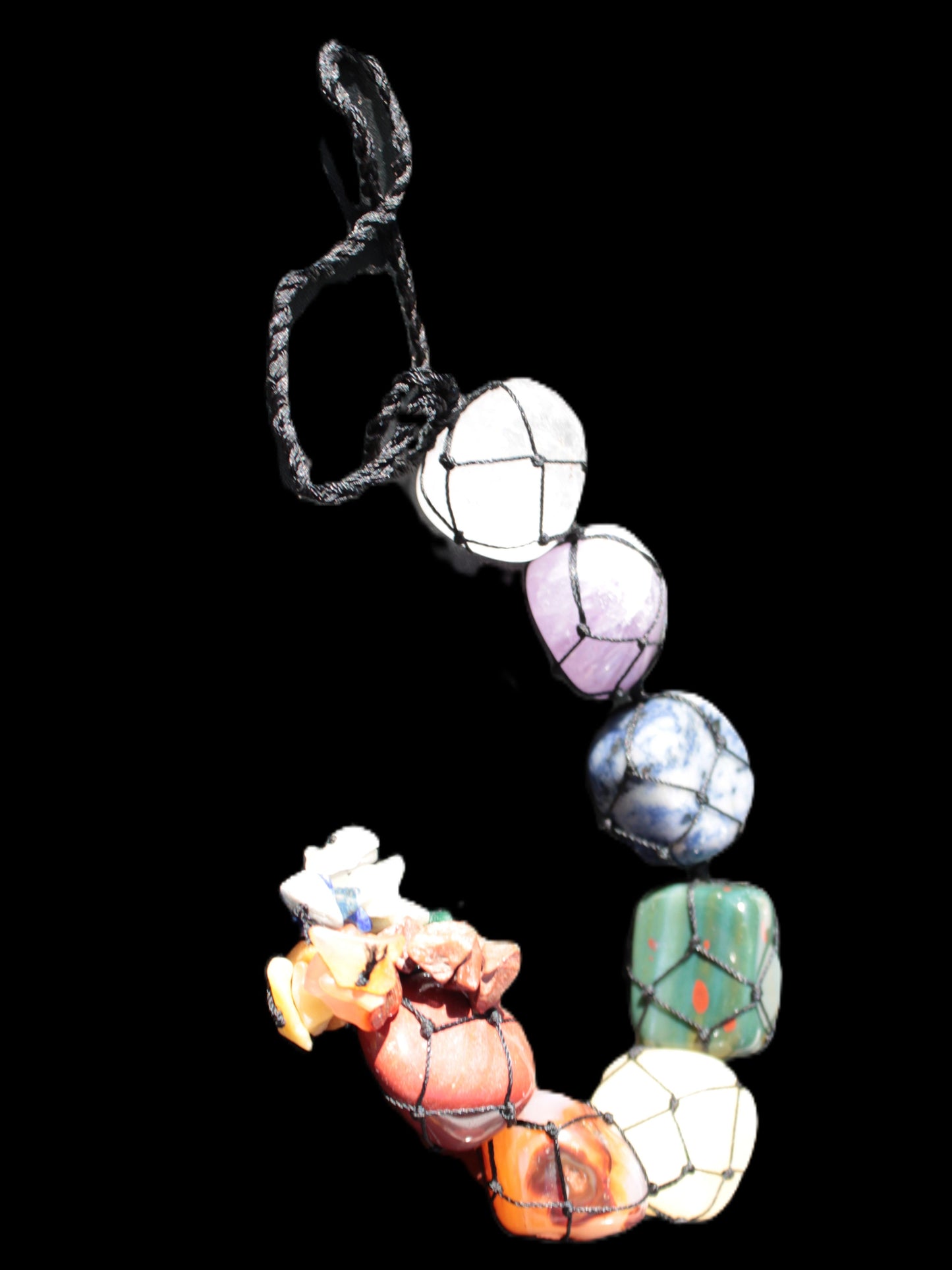Seven Chakra Hanging ornament 298mm Rocks and Things Store