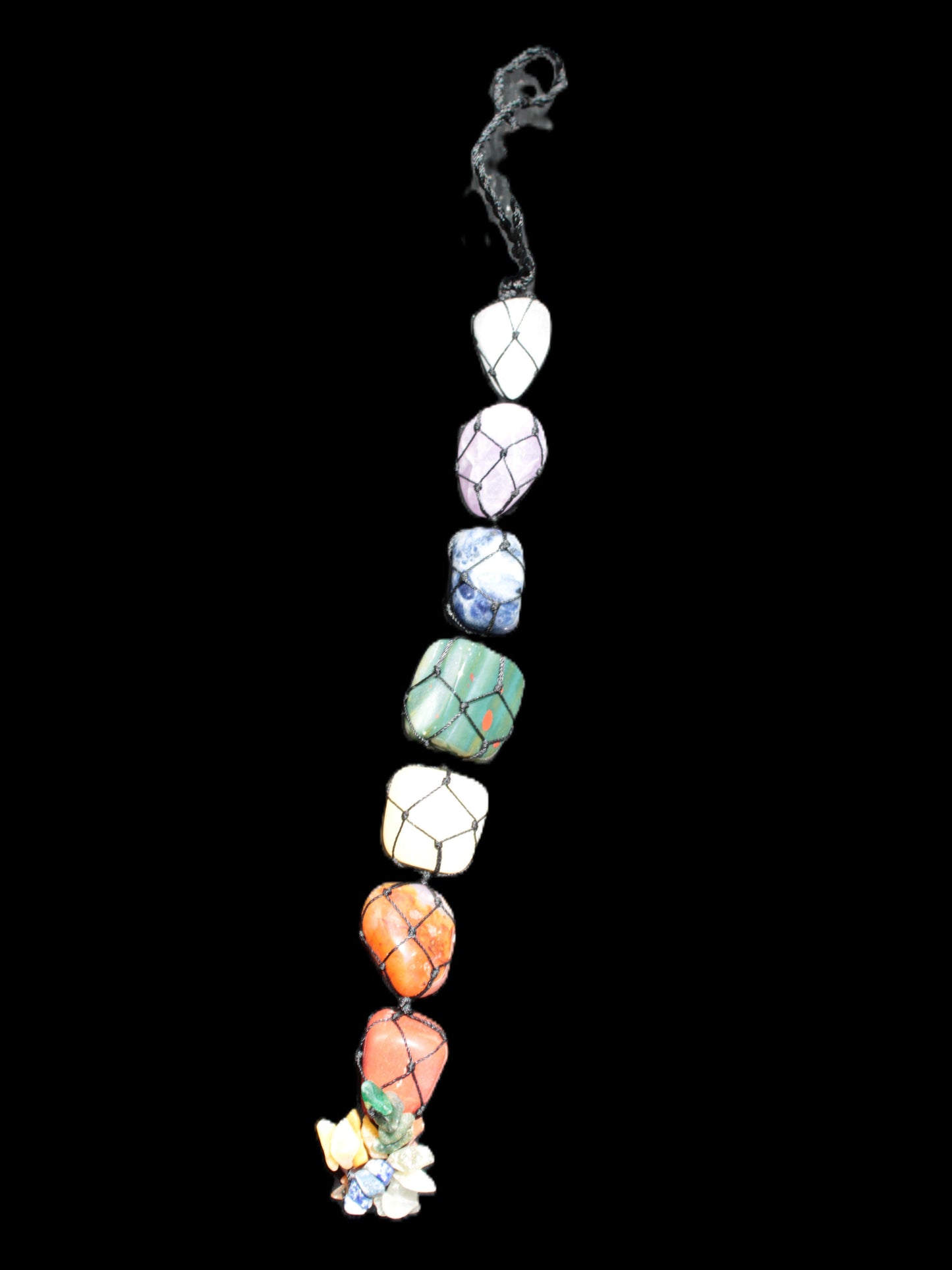 Seven Chakra Hanging ornament 298mm Rocks and Things Store