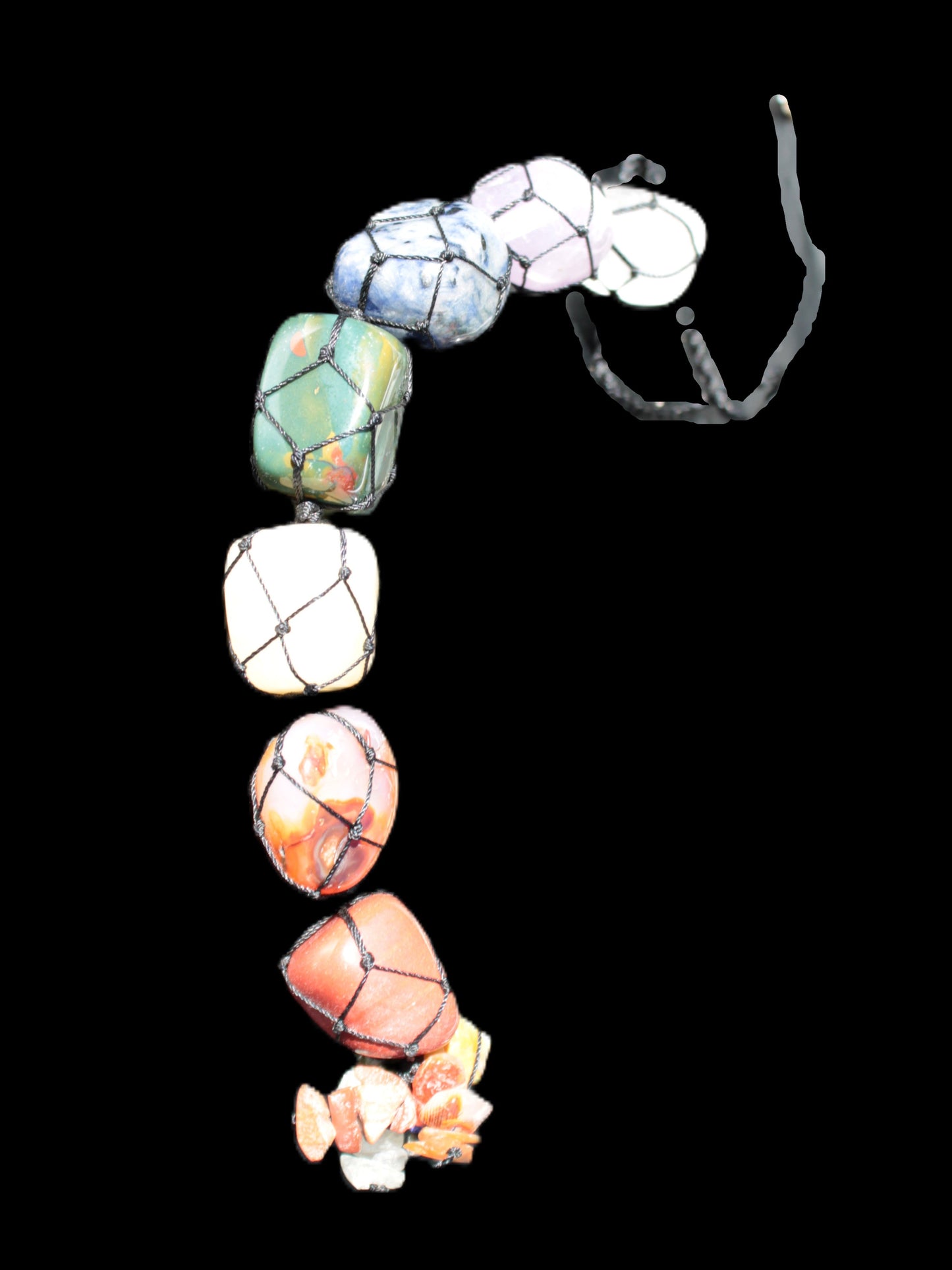 Seven Chakra Hanging ornament 298mm Rocks and Things Store
