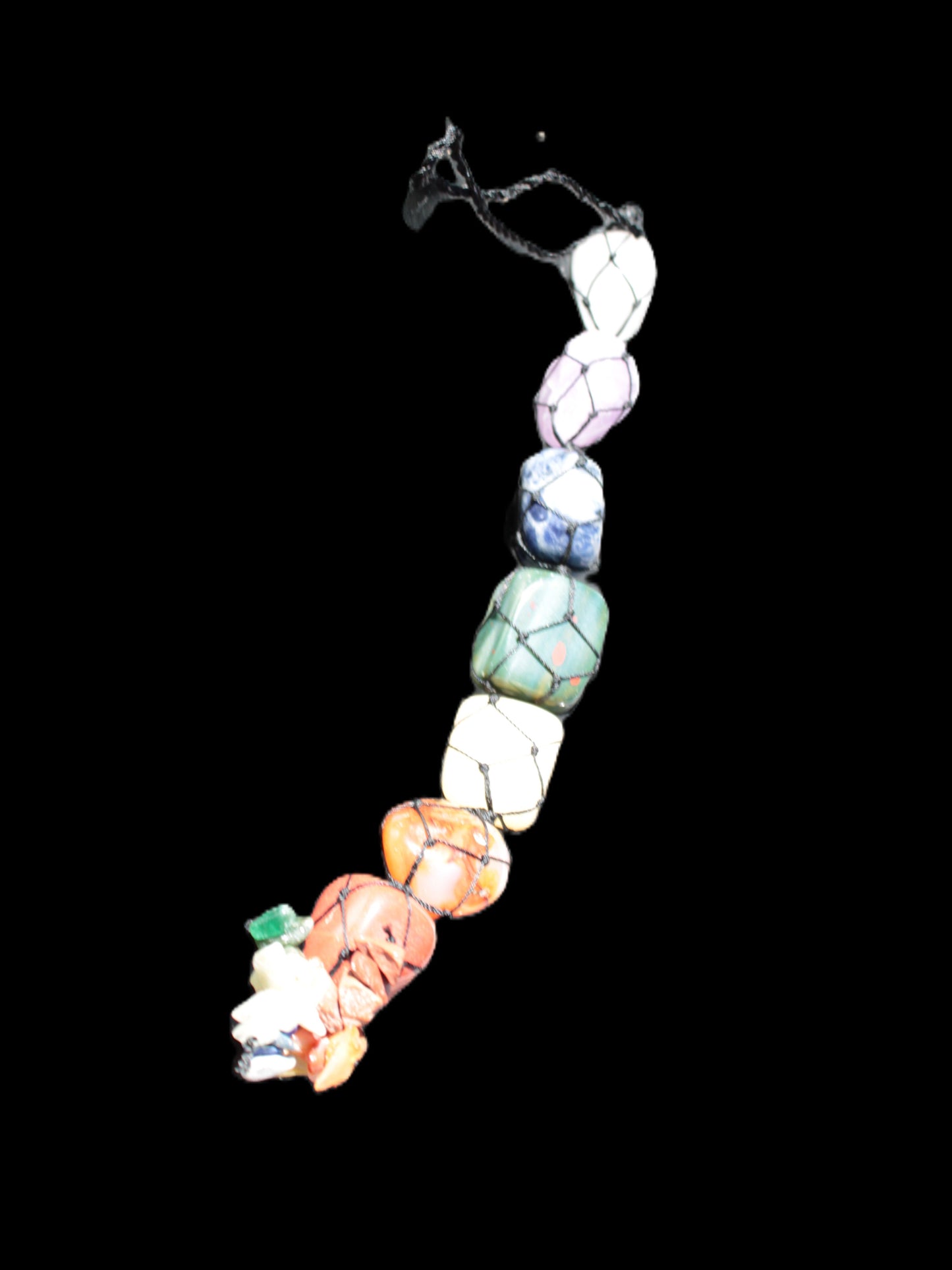 Seven Chakra Hanging ornament 298mm Rocks and Things Store