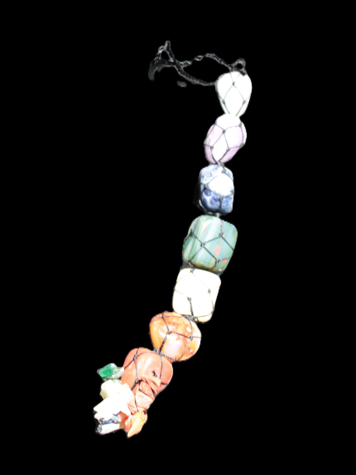Seven Chakra Hanging ornament 298mm Rocks and Things Store